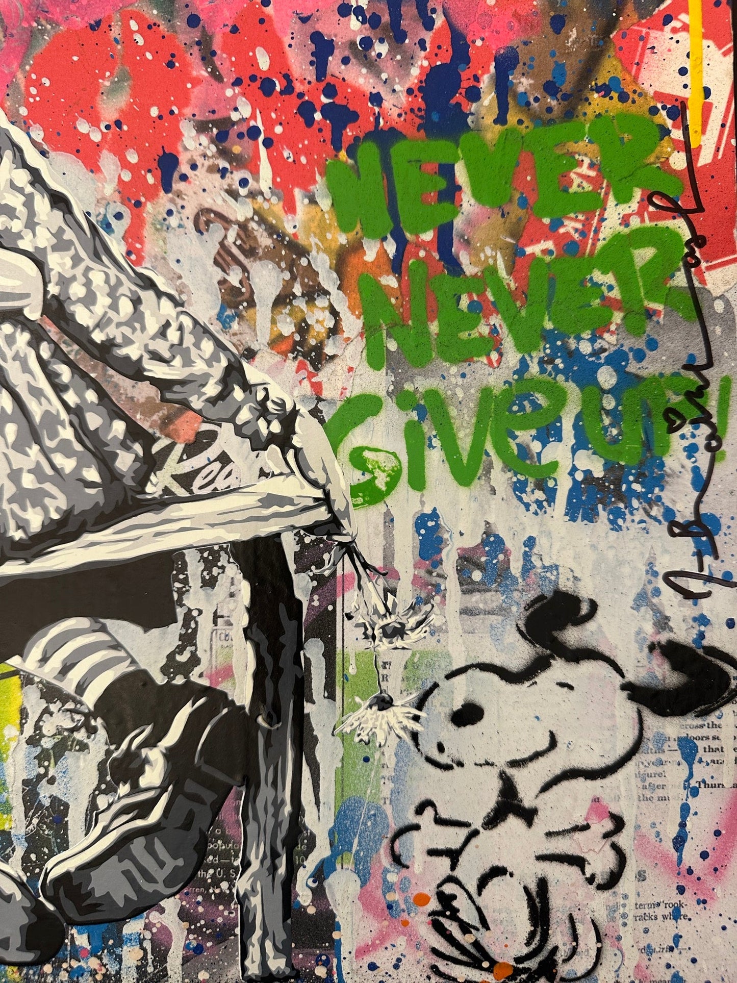 Work Well Together by Mr. Brainwash Mr. Brainwash