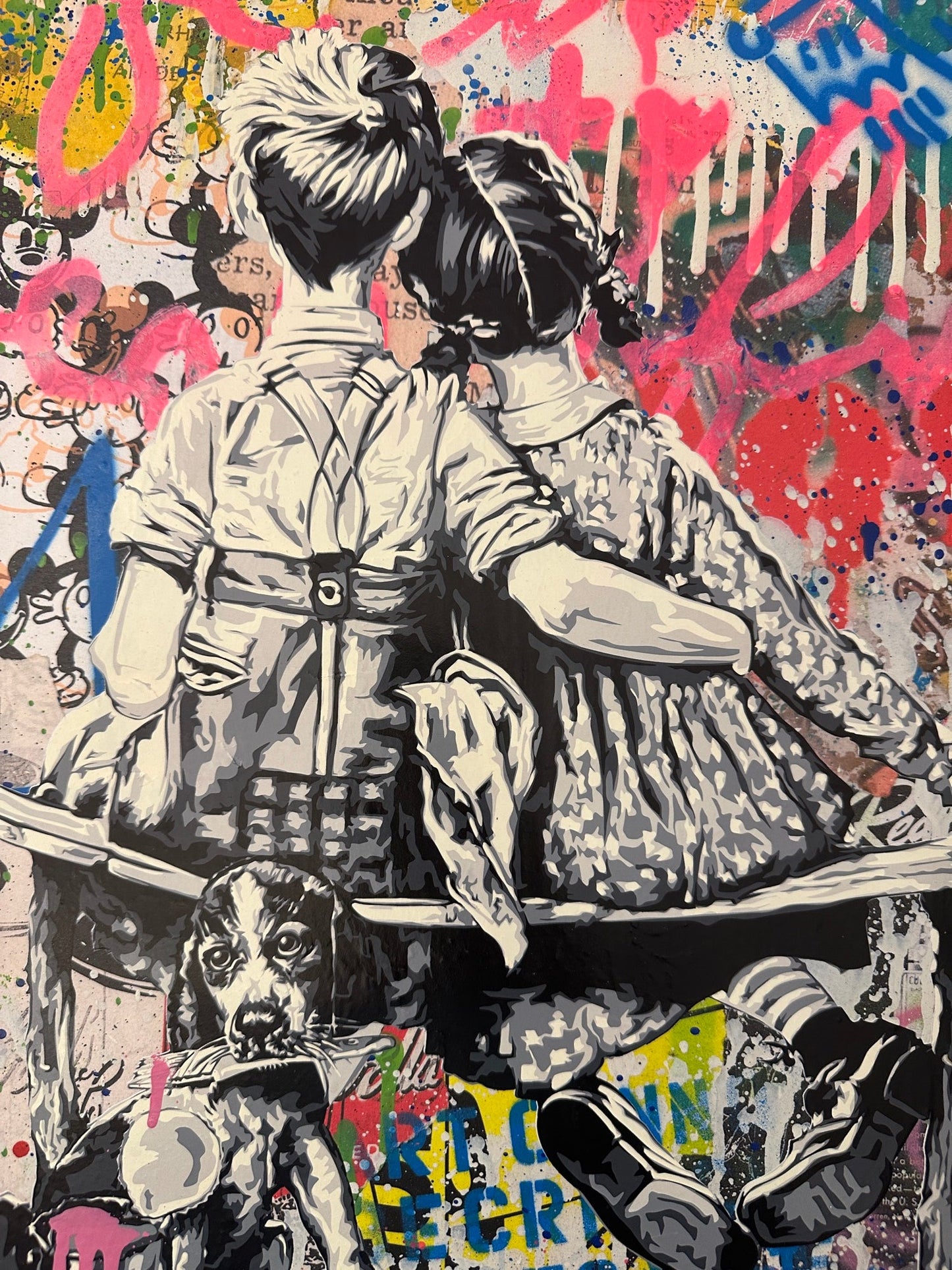 Work Well Together by Mr. Brainwash Mr. Brainwash