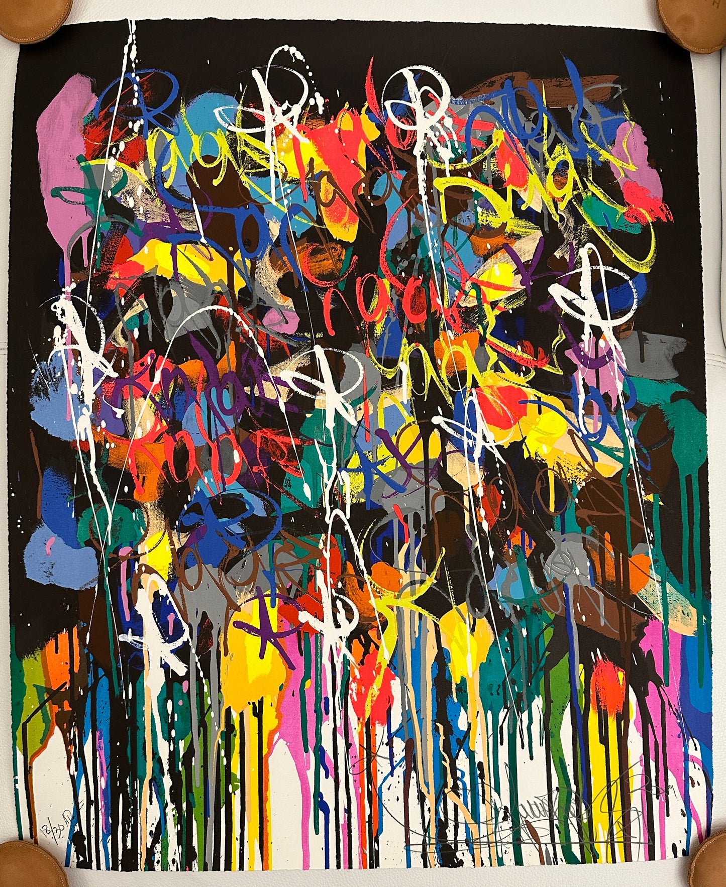 Il faut réagir maintenant (EP) by JonOne by JonOne - Signature Fine Art
