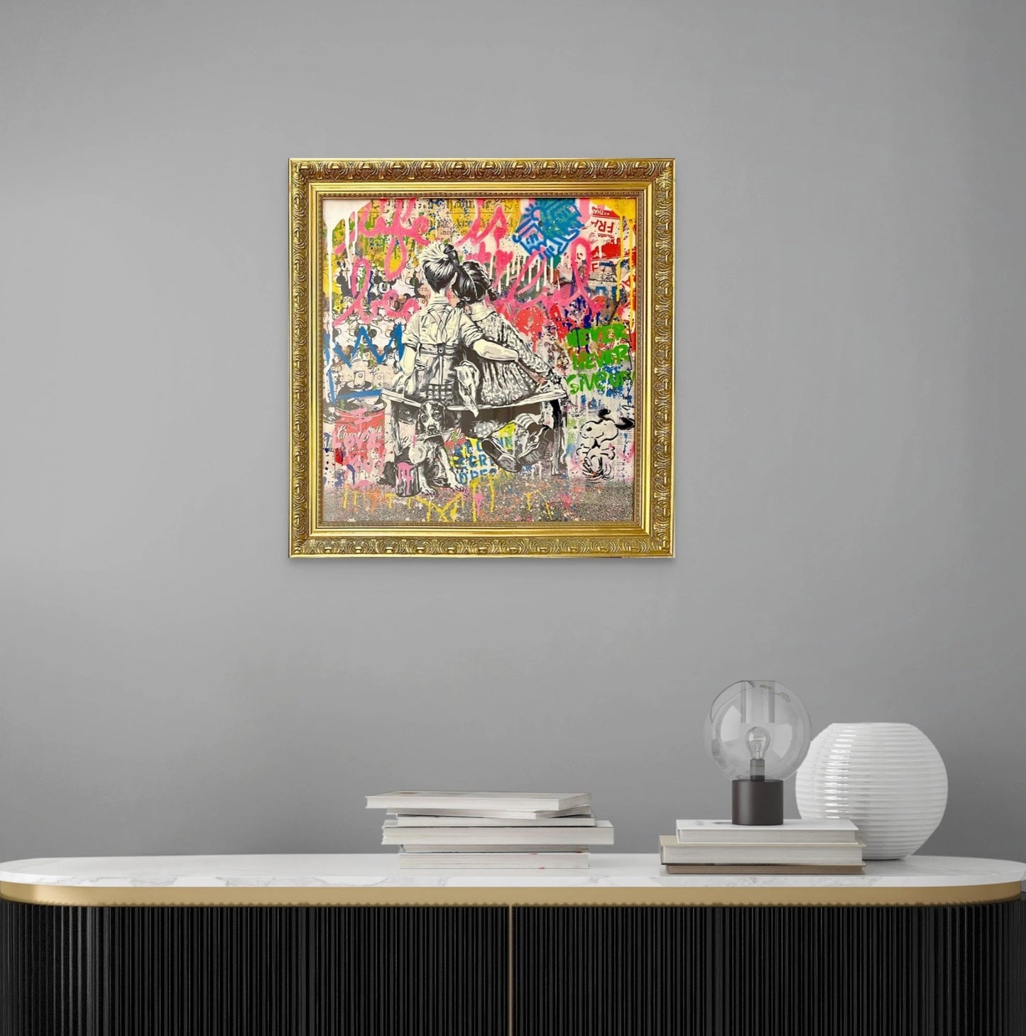 Work Well Together by Mr. Brainwash Mr. Brainwash