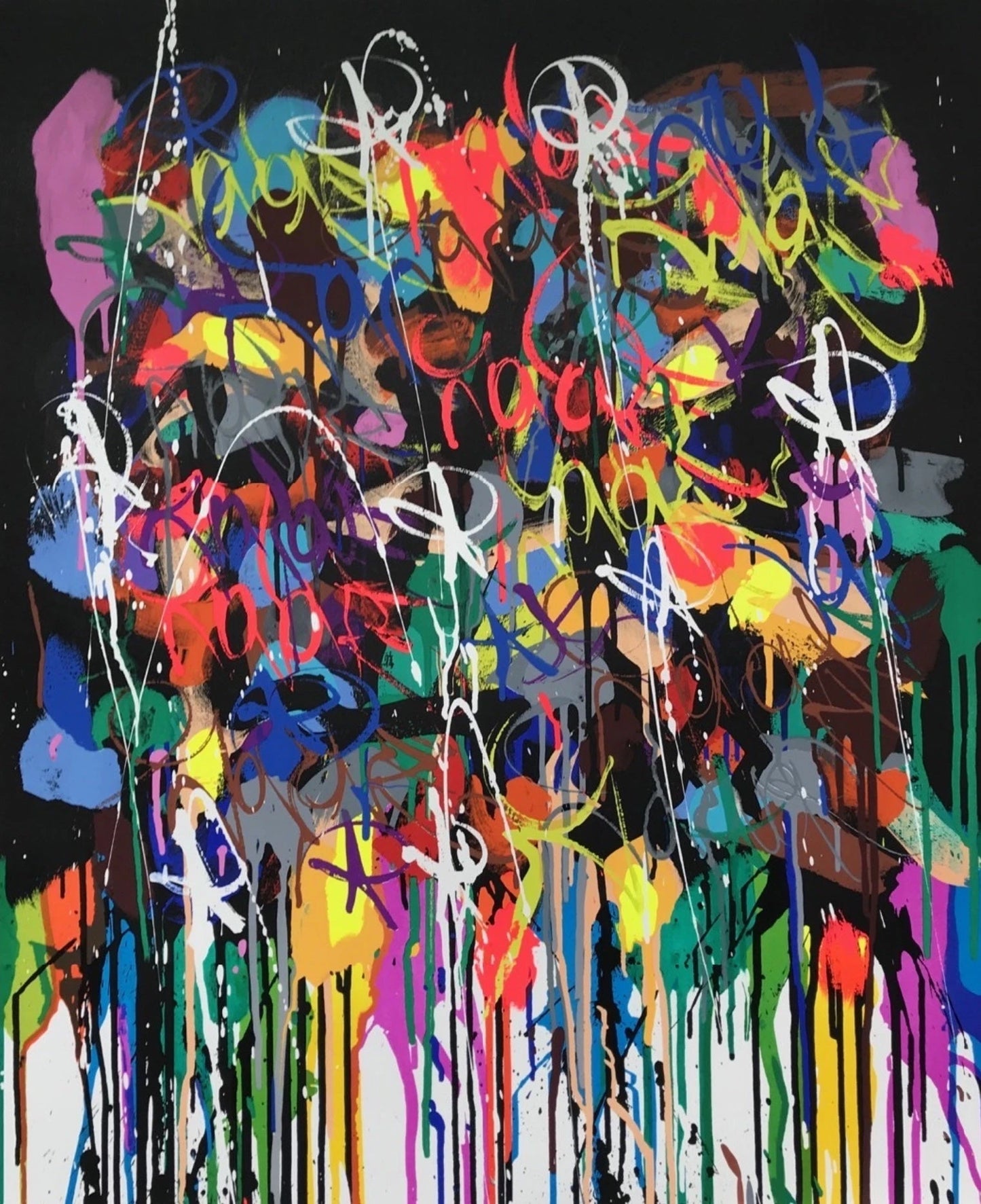 Il faut réagir maintenant (EP) by JonOne by JonOne - Signature Fine Art