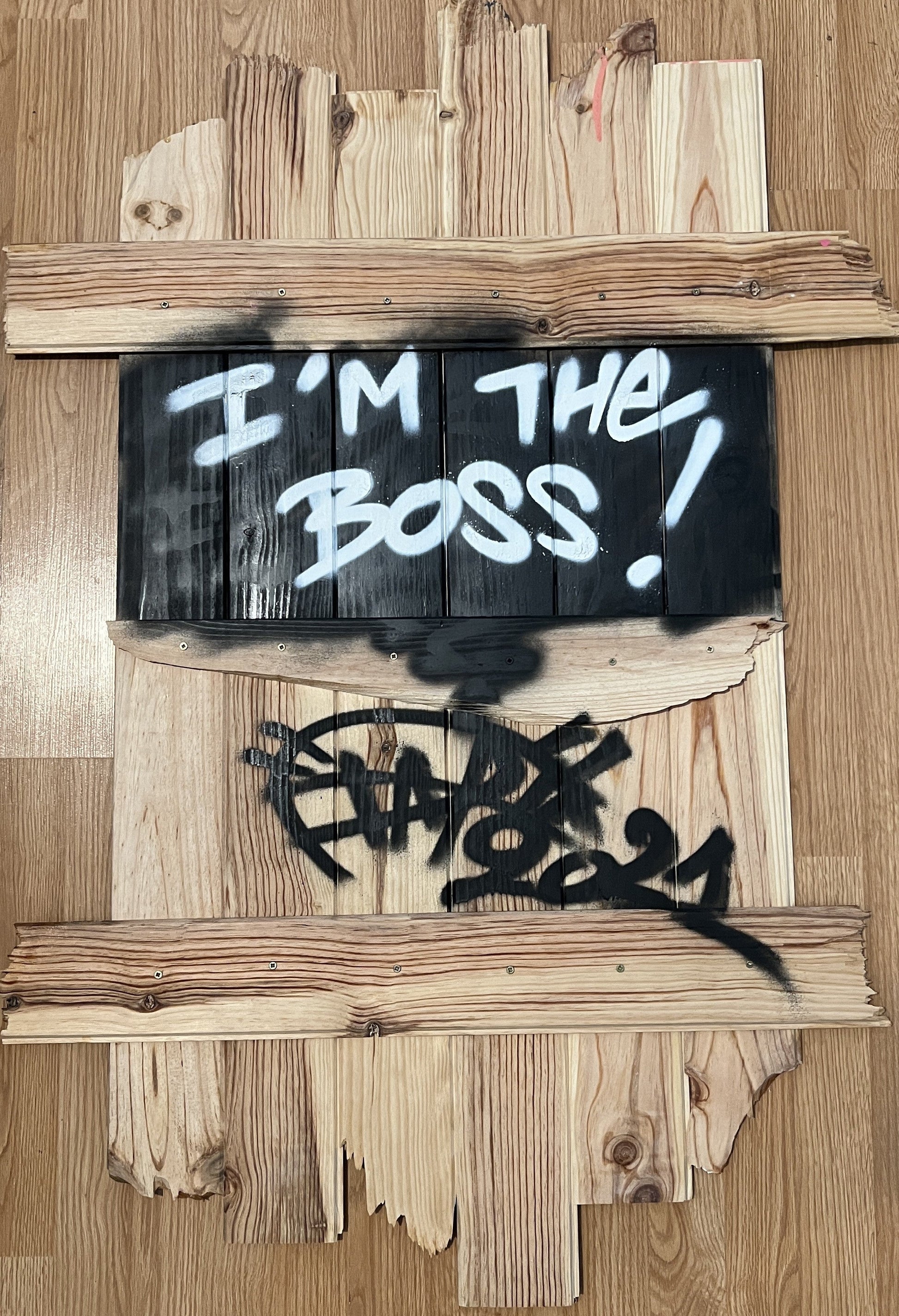 I'm the Boss Batman! by Daru by Daru - Signature Fine Art