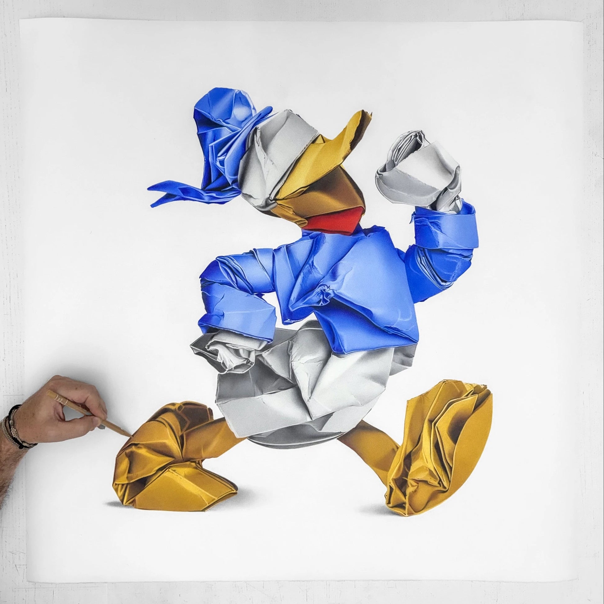 Donald Duck Origami Alessandro Paglia
