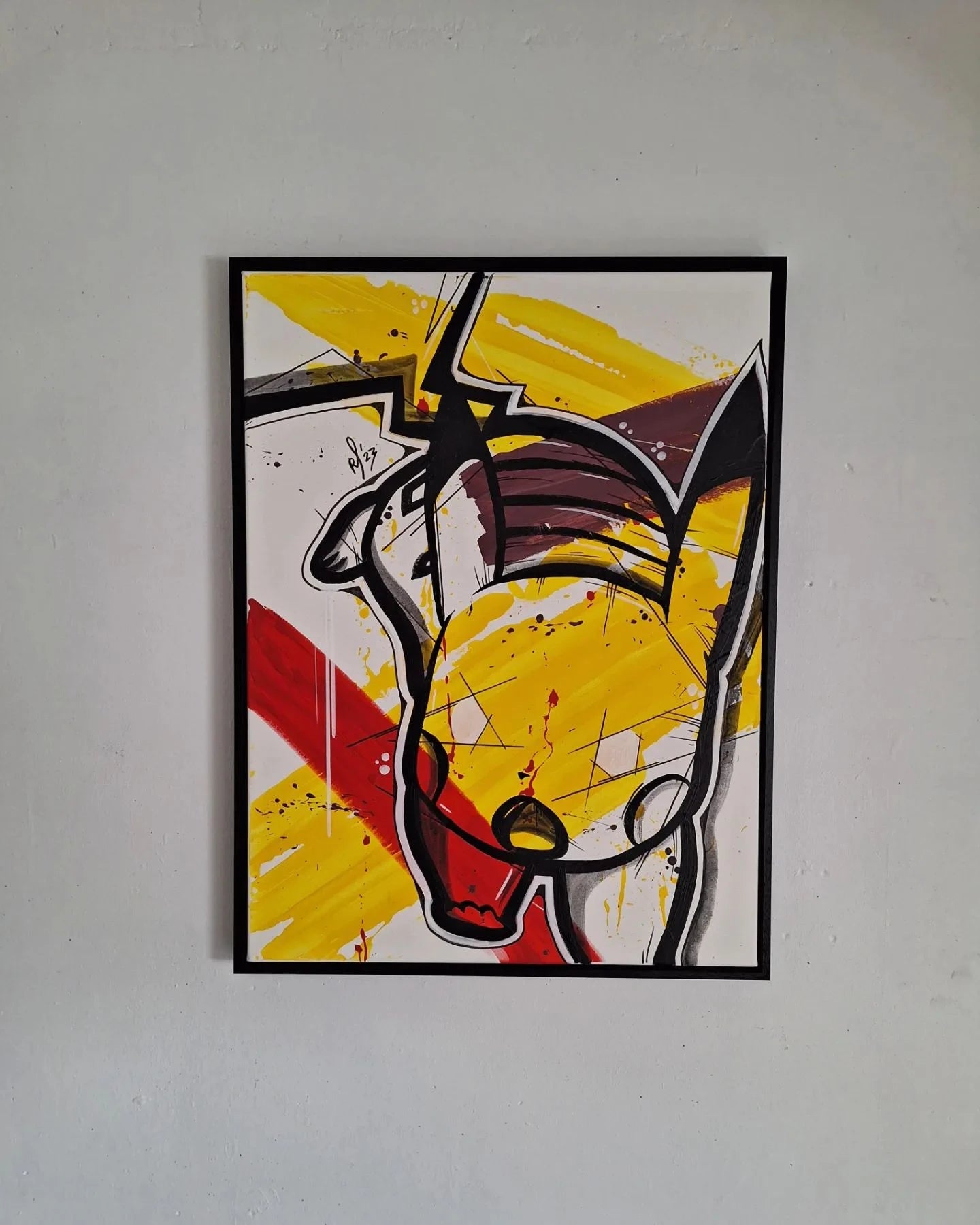 Pikachu the Yellow Mouse by Remco Schakelaar by Remco Schakelaar - Signature Fine Art