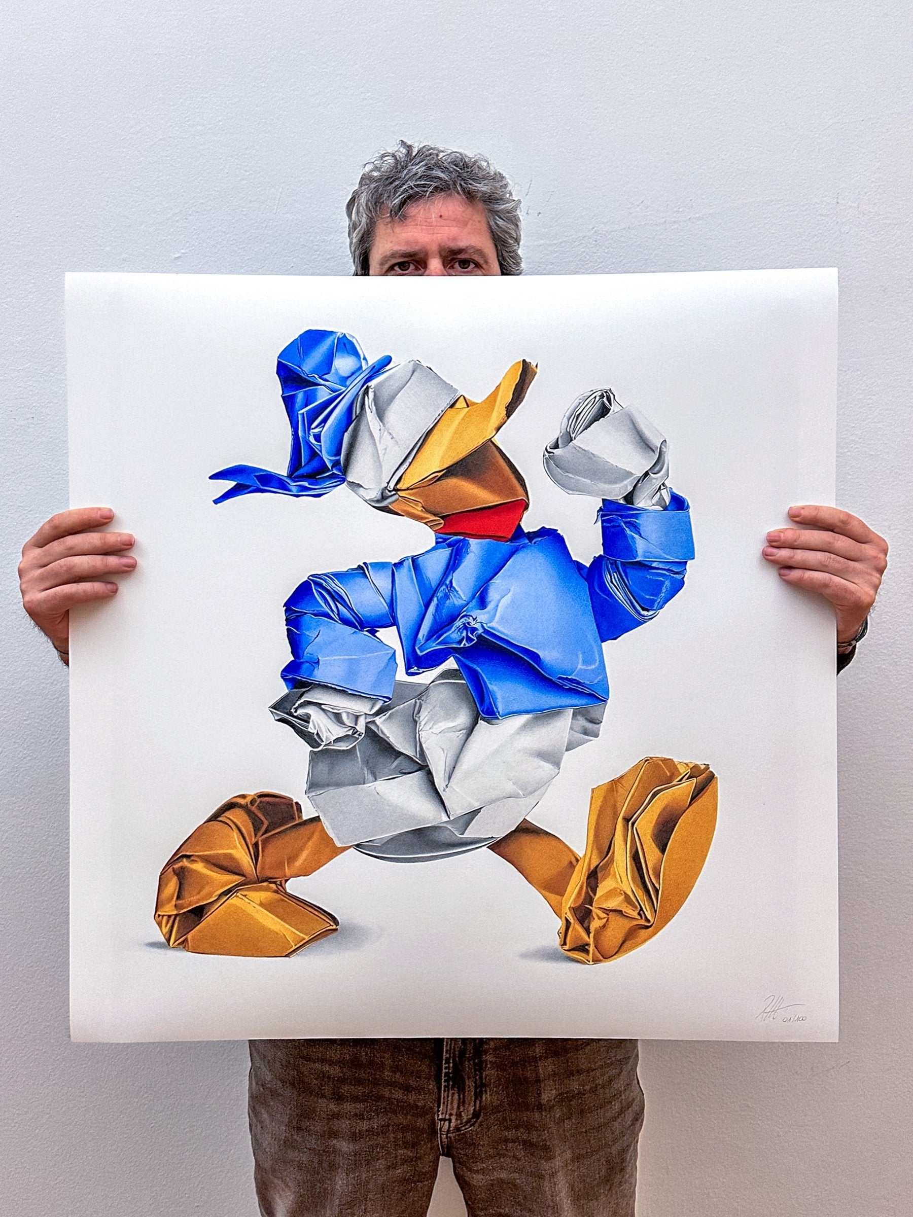 Donald Duck Origami Alessandro Paglia