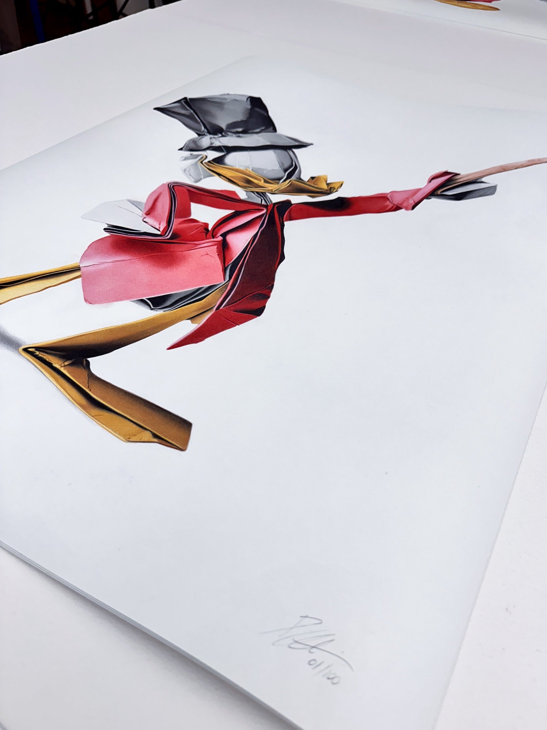 Scrooge McDuck Origami Alessandro Paglia
