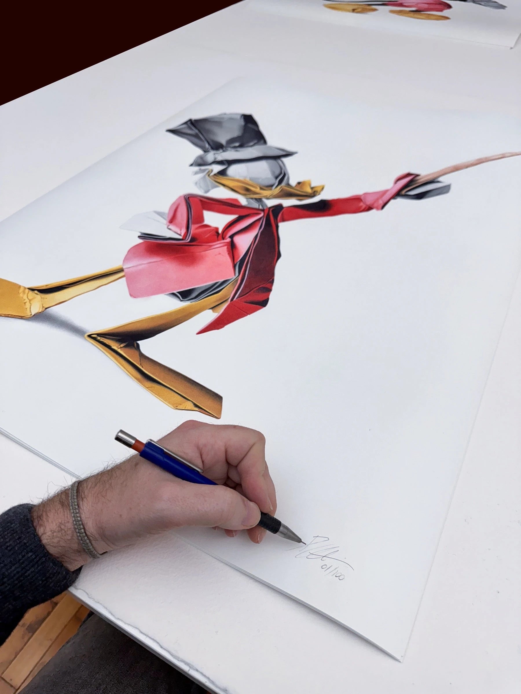 Scrooge McDuck Origami Alessandro Paglia