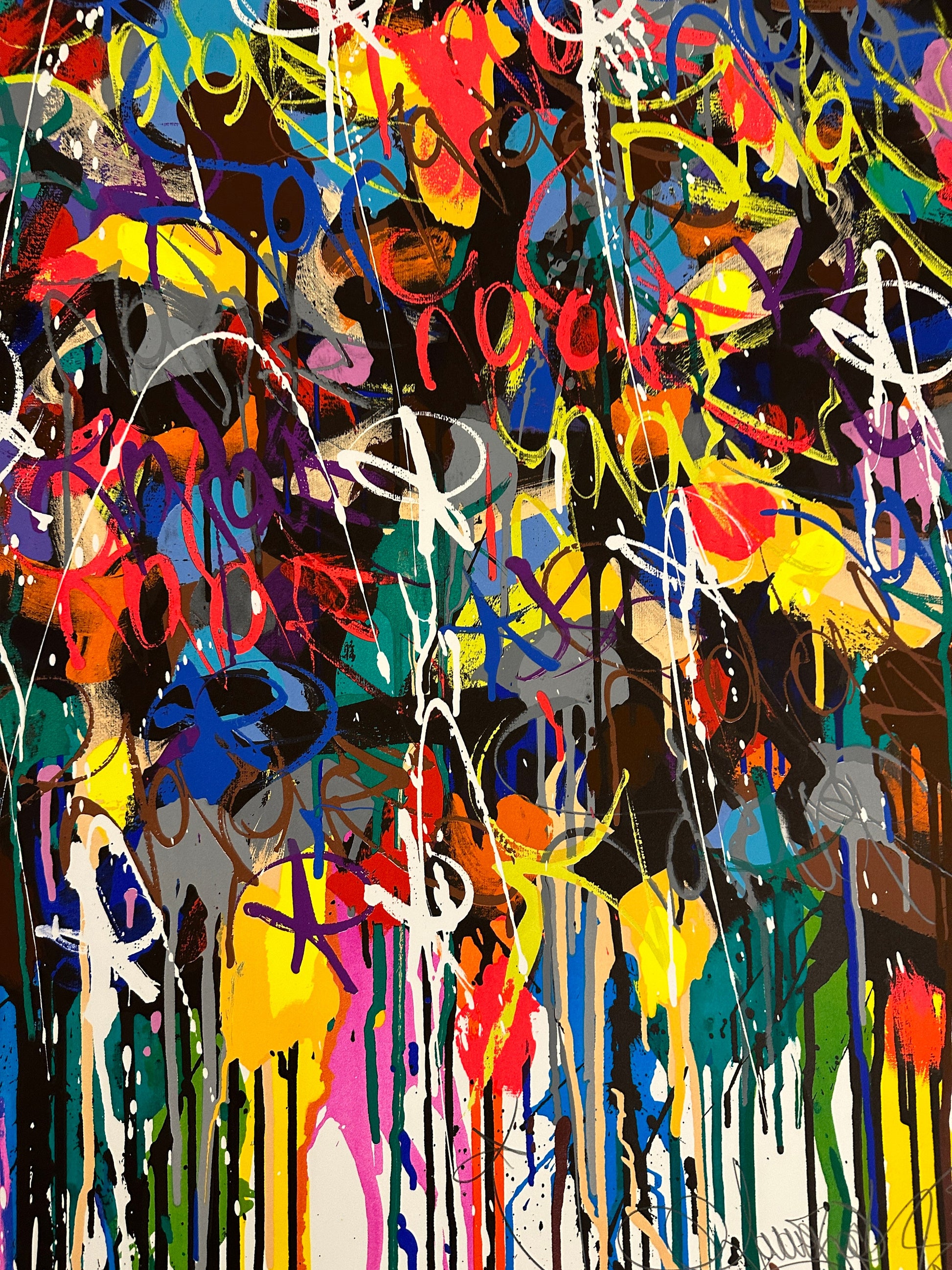 Il faut réagir maintenant (EP) by JonOne by JonOne - Signature Fine Art