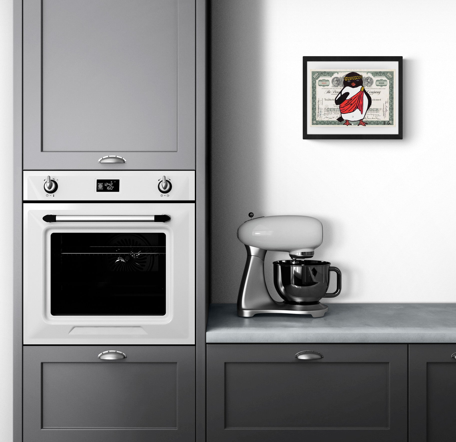 Ceasar Penguino by Eva Goubin (Official Limited Edition Print) by Eva Goubin - Signature Fine Art