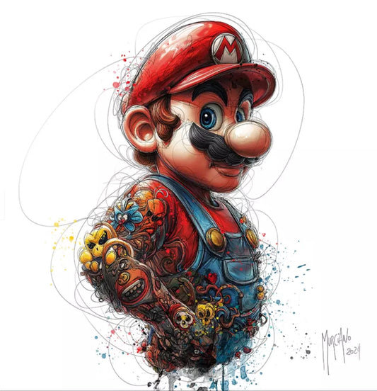 Mario Tattoo Patrice Murciano