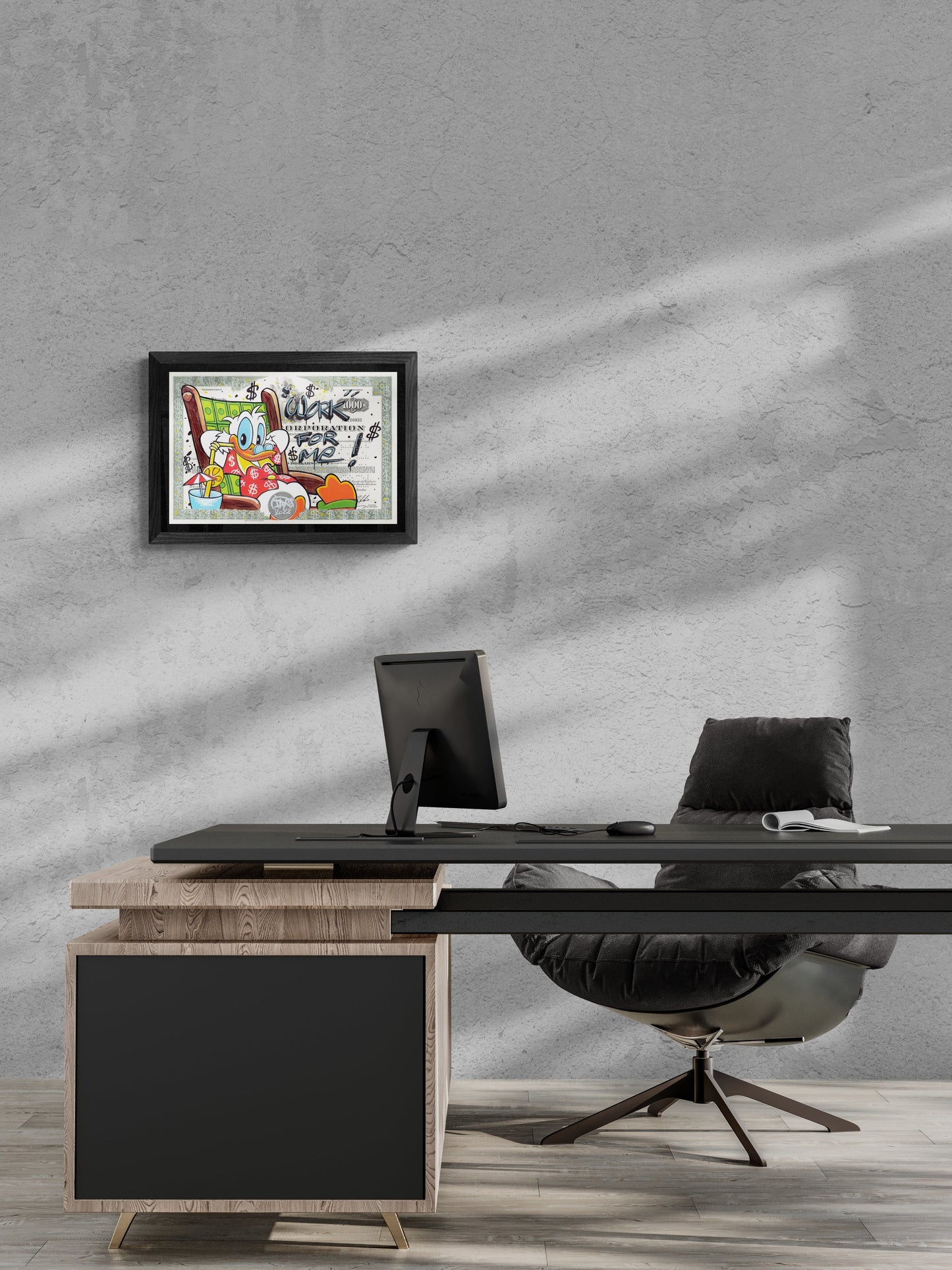 Work for me by Daru (Limited Edition Print) by Daru - Signature Fine Art