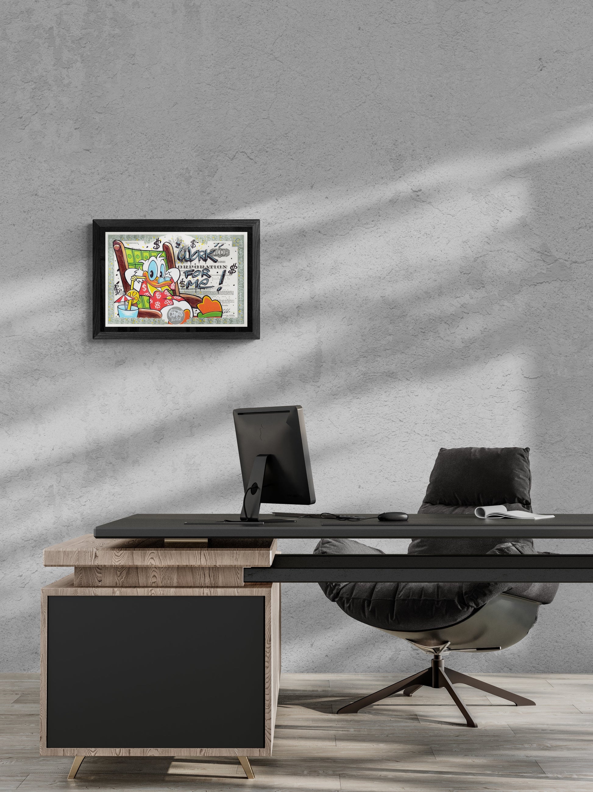 Work for me by Daru (Limited Edition Print) by Daru - Signature Fine Art