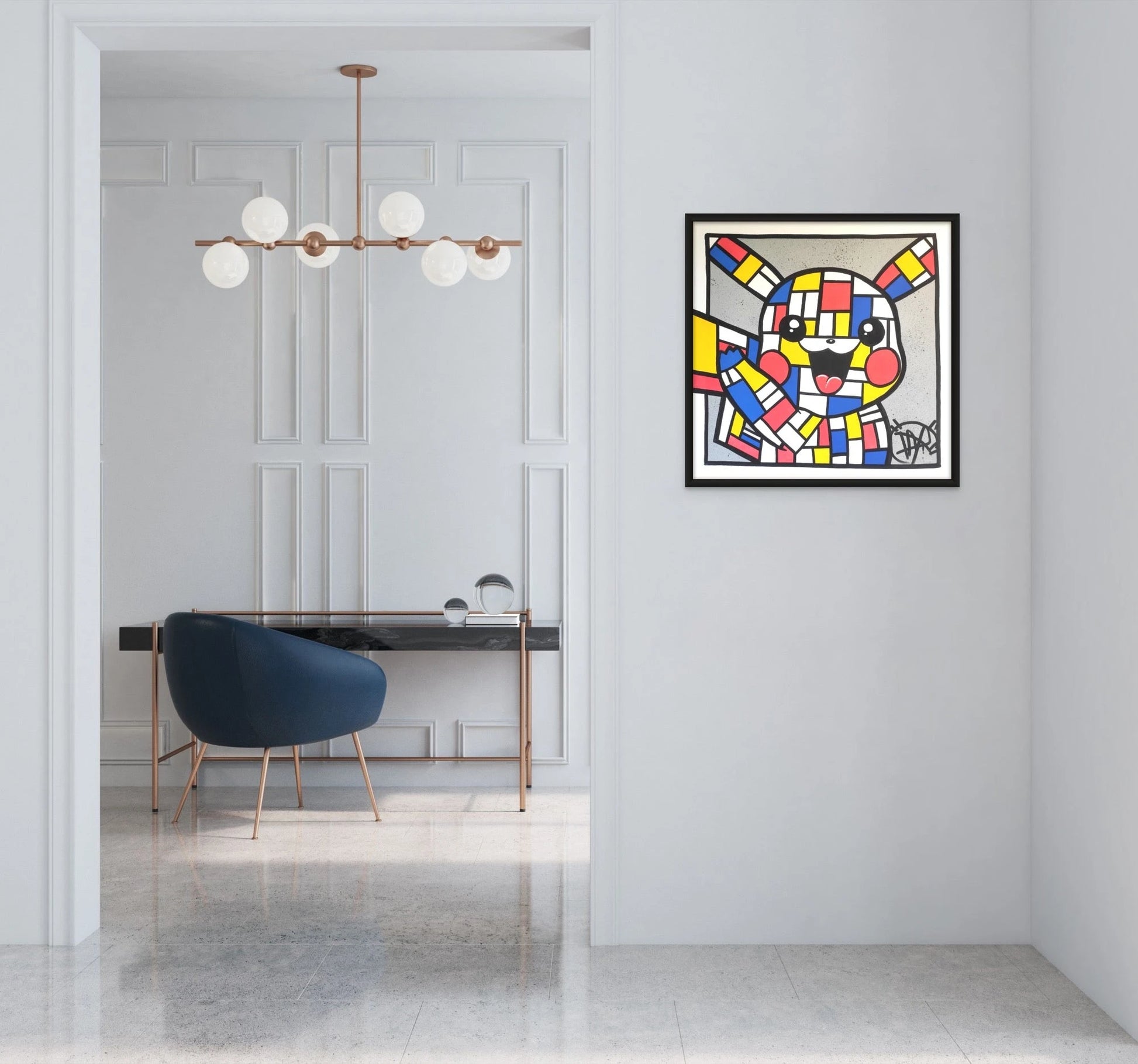 Pikachu Mondrian Daru