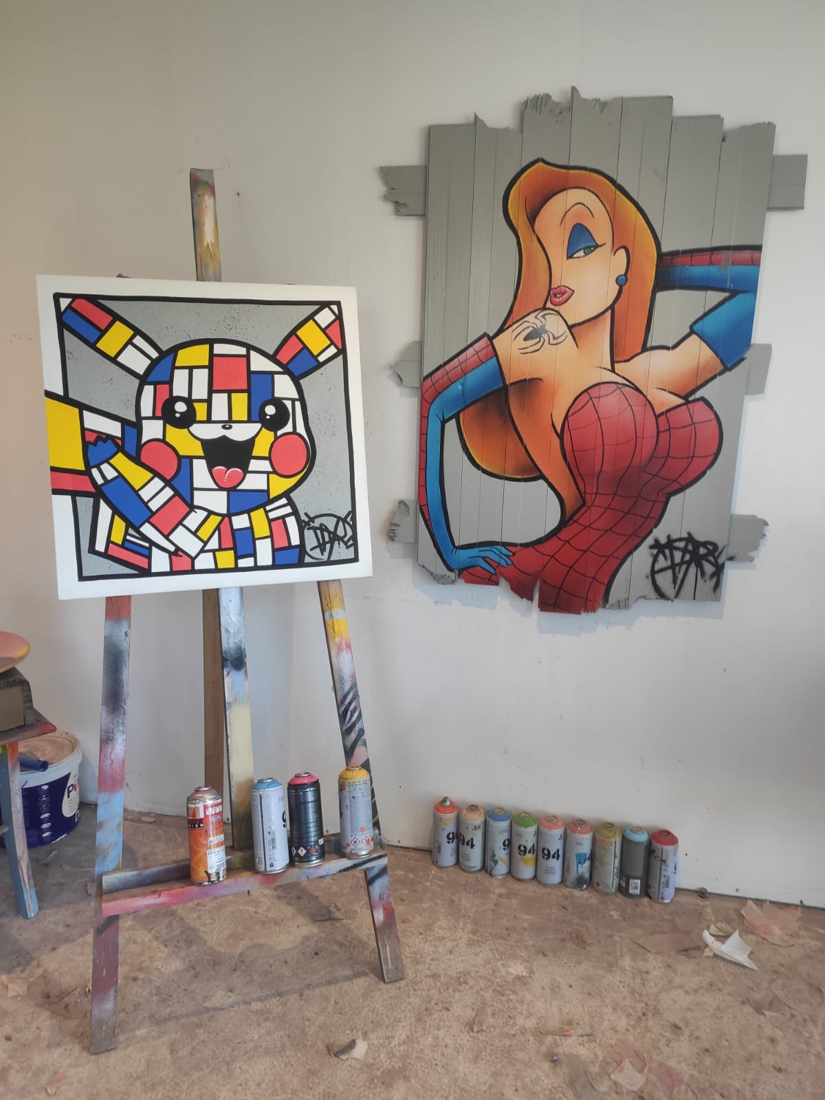 Pikachu Mondrian Daru