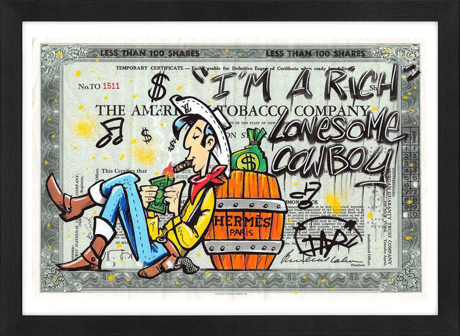 I'm a rich lonesome cowboy! Daru