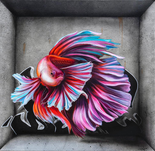 Flowing on concrete by Dave Baranes Dave Baranes