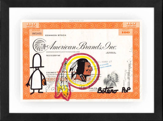 Washington Redskins by Botero Pop by Botero Pop - Signature Fine Art