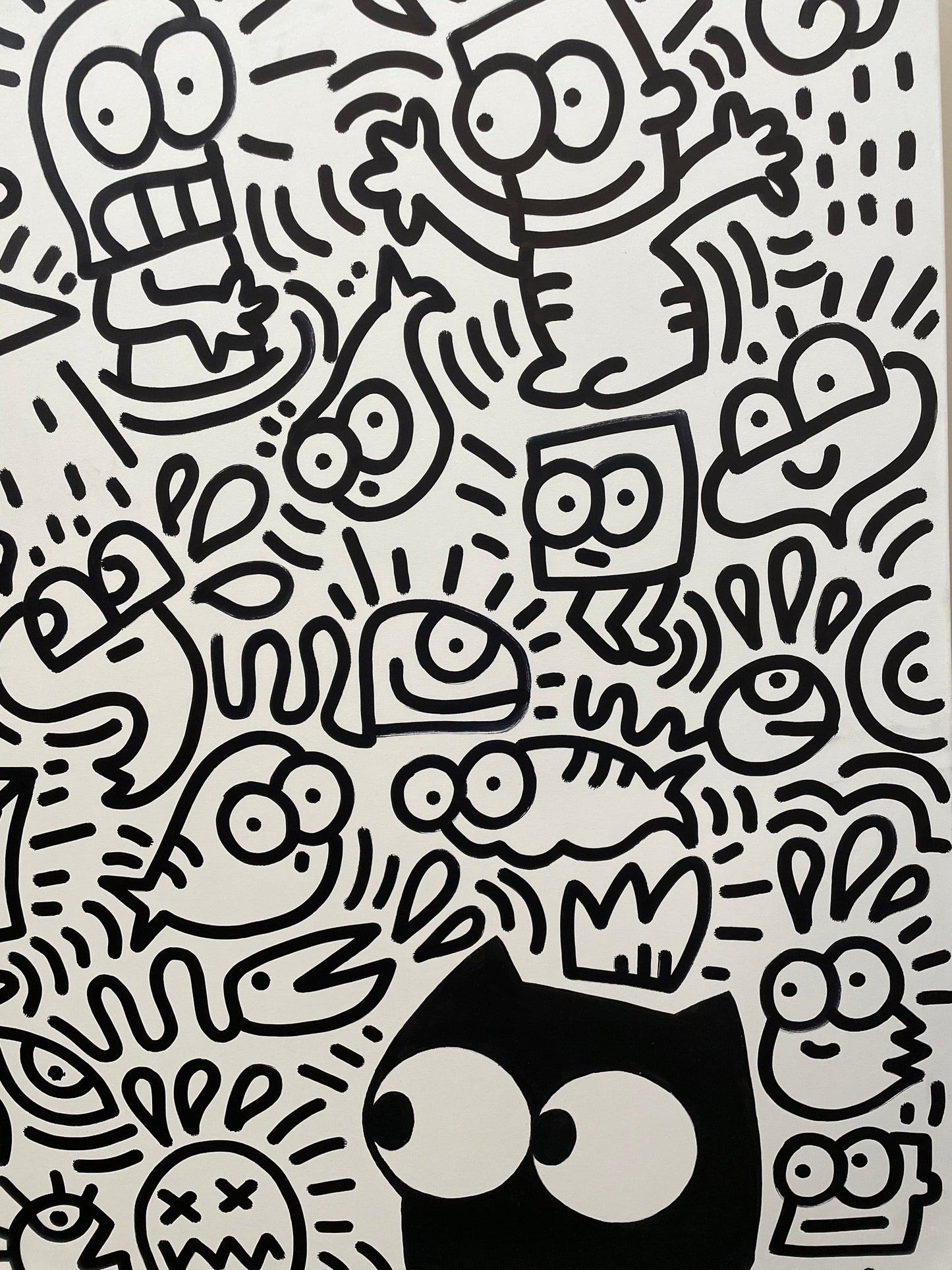 Scribble Invasion by BBQueen by BBQUEEN - Signature Fine Art