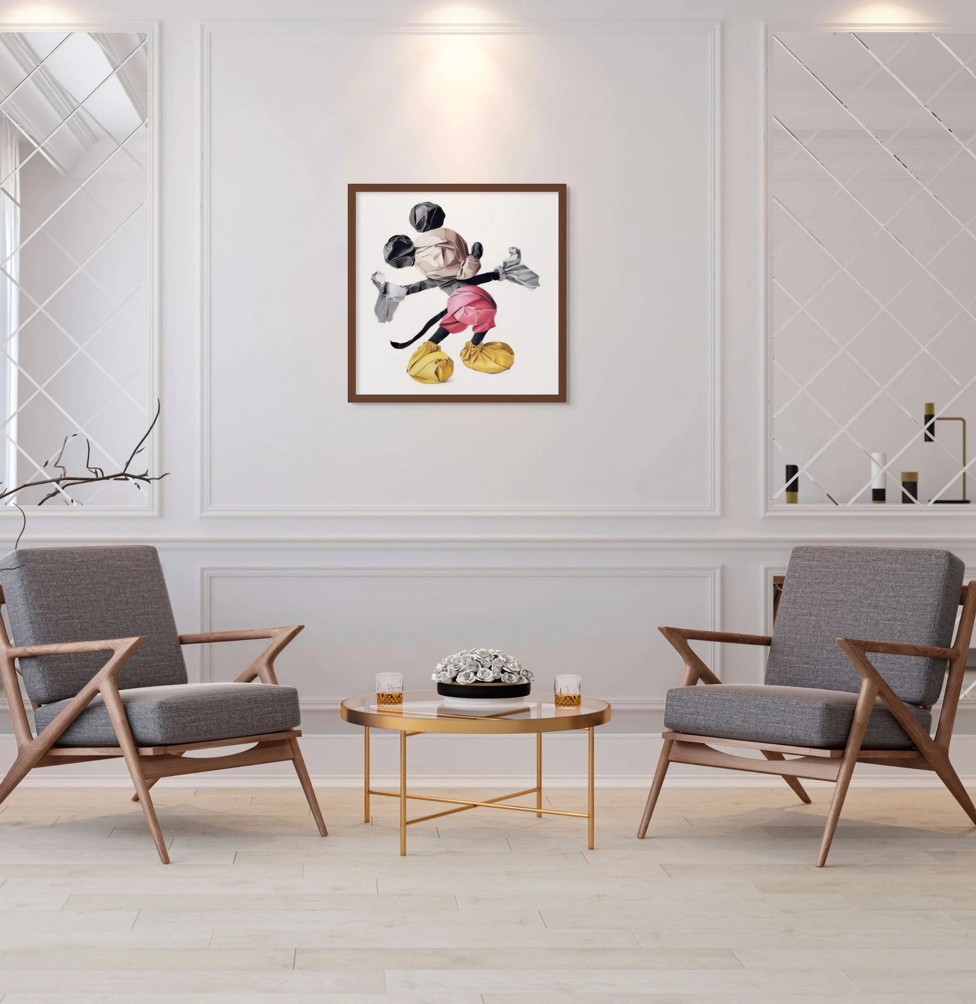 Mickey Mouse Origami Alessandro Paglia