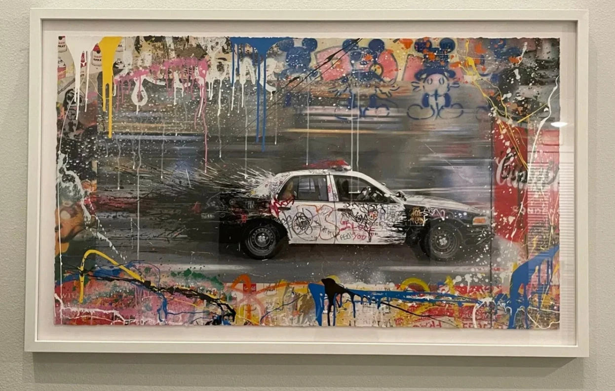 Metro Polisa by Mr. Brainwash Mr. Brainwash