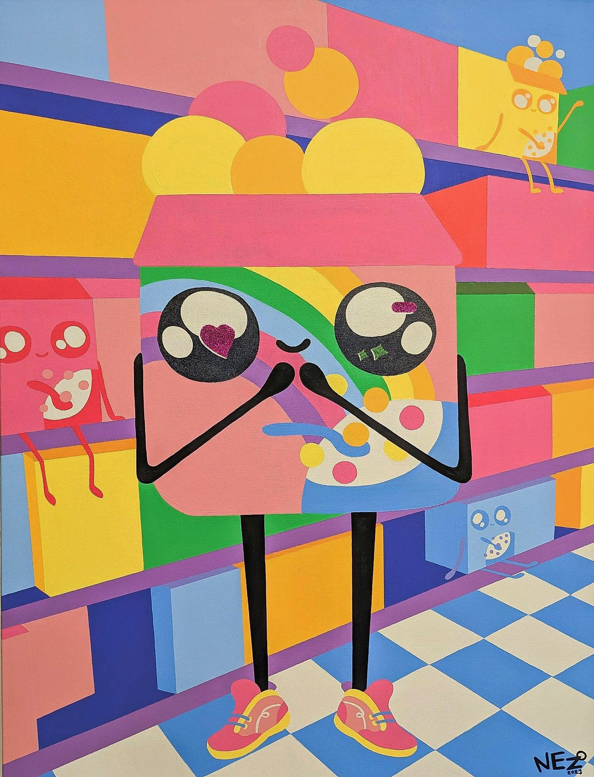 The Cereal Aisle by Nez Nez