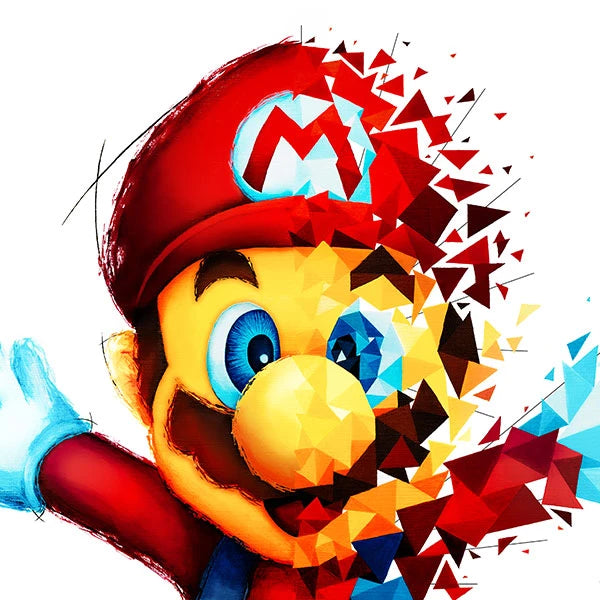 Super Mario Star by Sabrina Beretta (Official Limited Edition Print) by Sabrina Beretta - Signature Fine Art