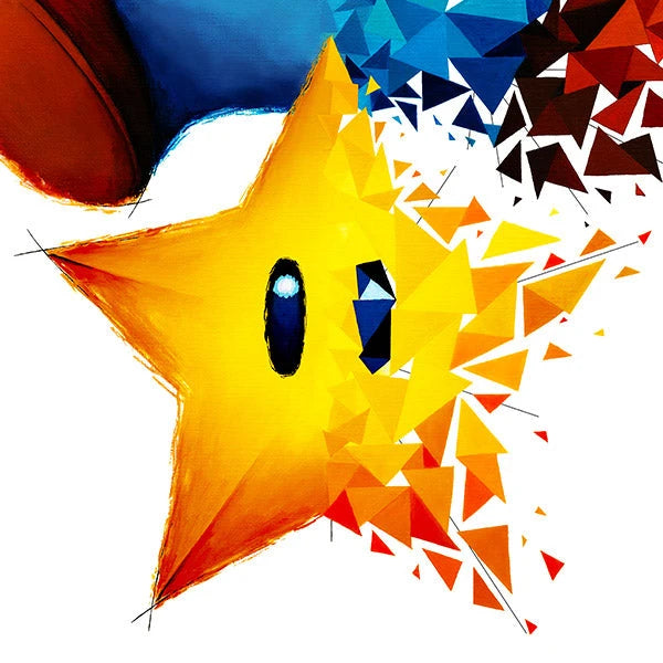 Super Mario Star by Sabrina Beretta (Official Limited Edition Print) by Sabrina Beretta - Signature Fine Art