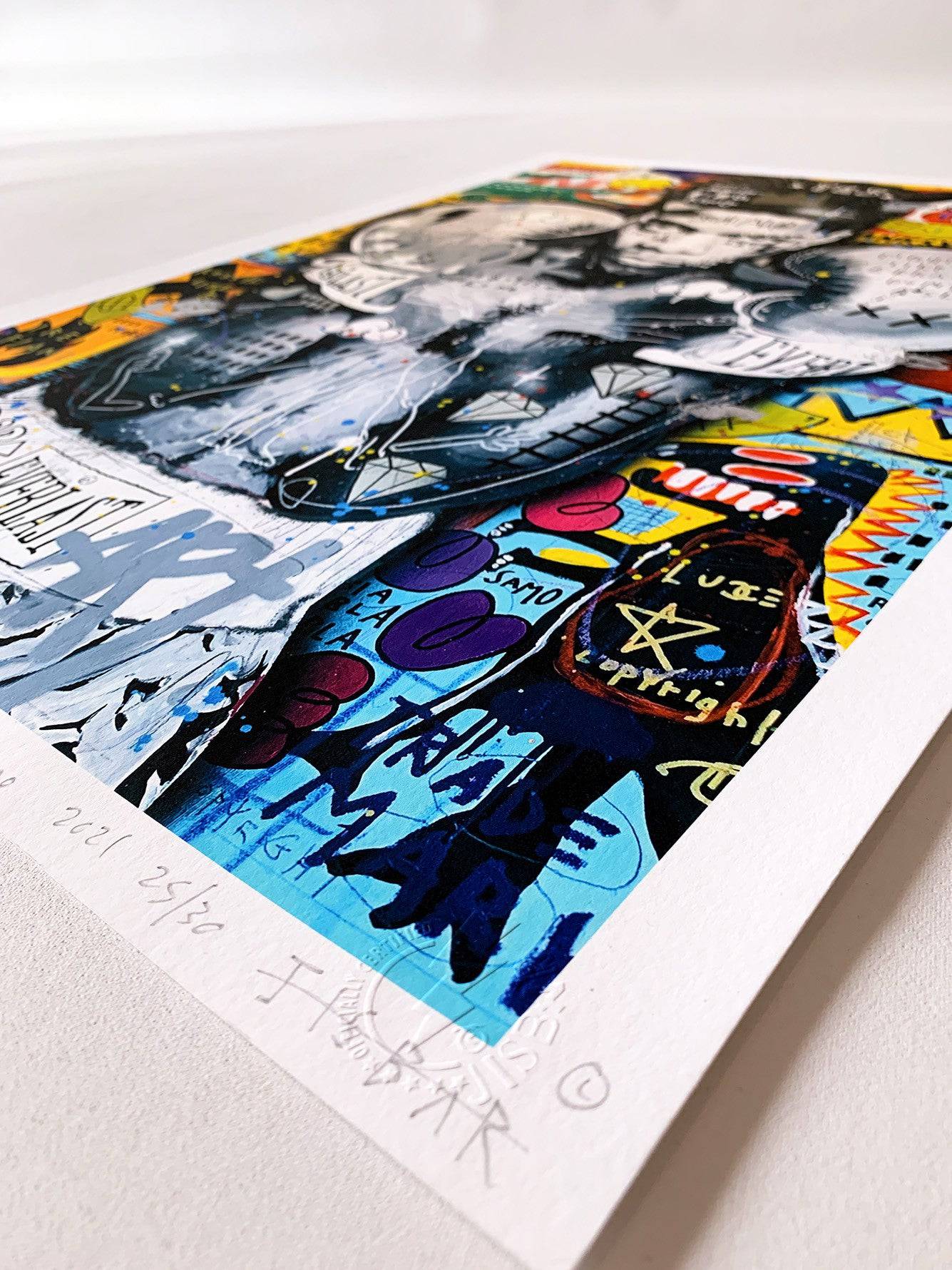 Basquiat Boxing by Jisbar (Framed) by Jisbar - Signature Fine Art