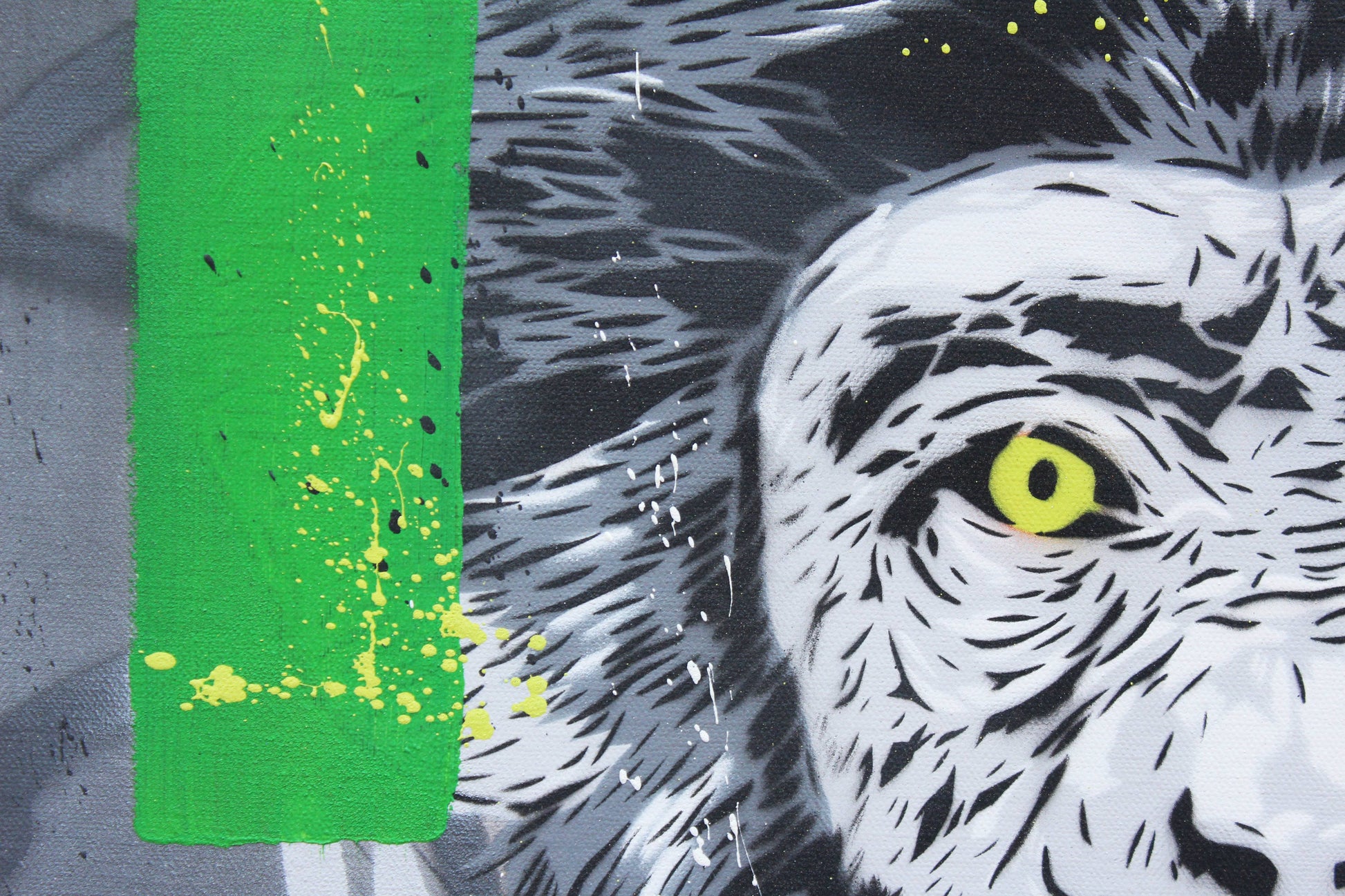 Three Wise Monkeys (Triptych) by Valé Stencil - Signature Fine Art