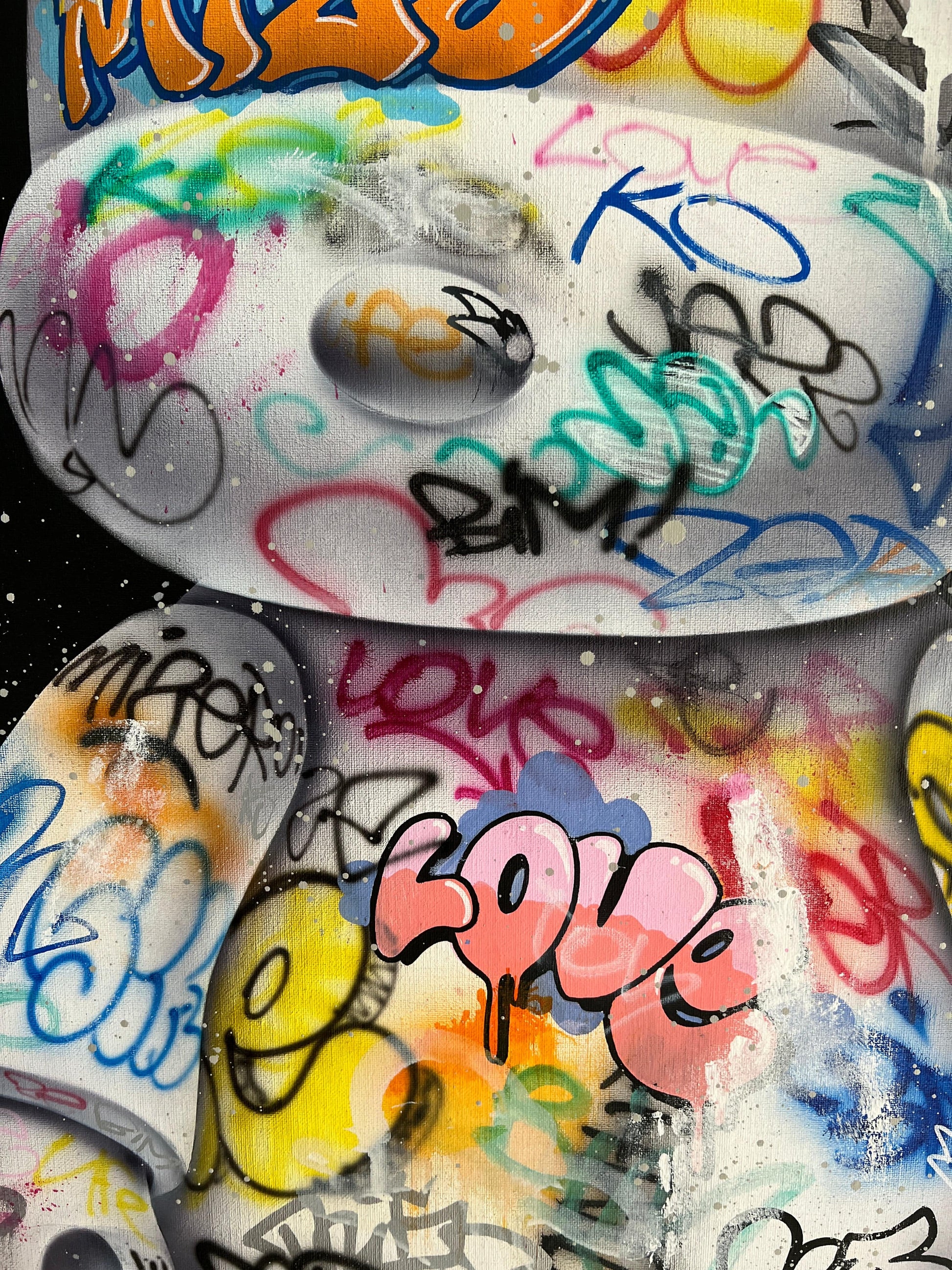 Vandalized Bear by Onemizer - Signature Fine Art