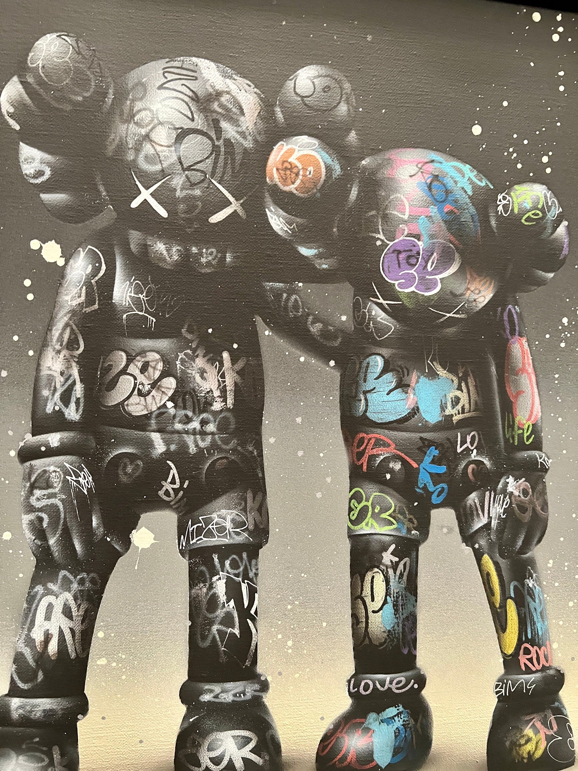 Kaws Toujours by Onemizer - Signature Fine Art