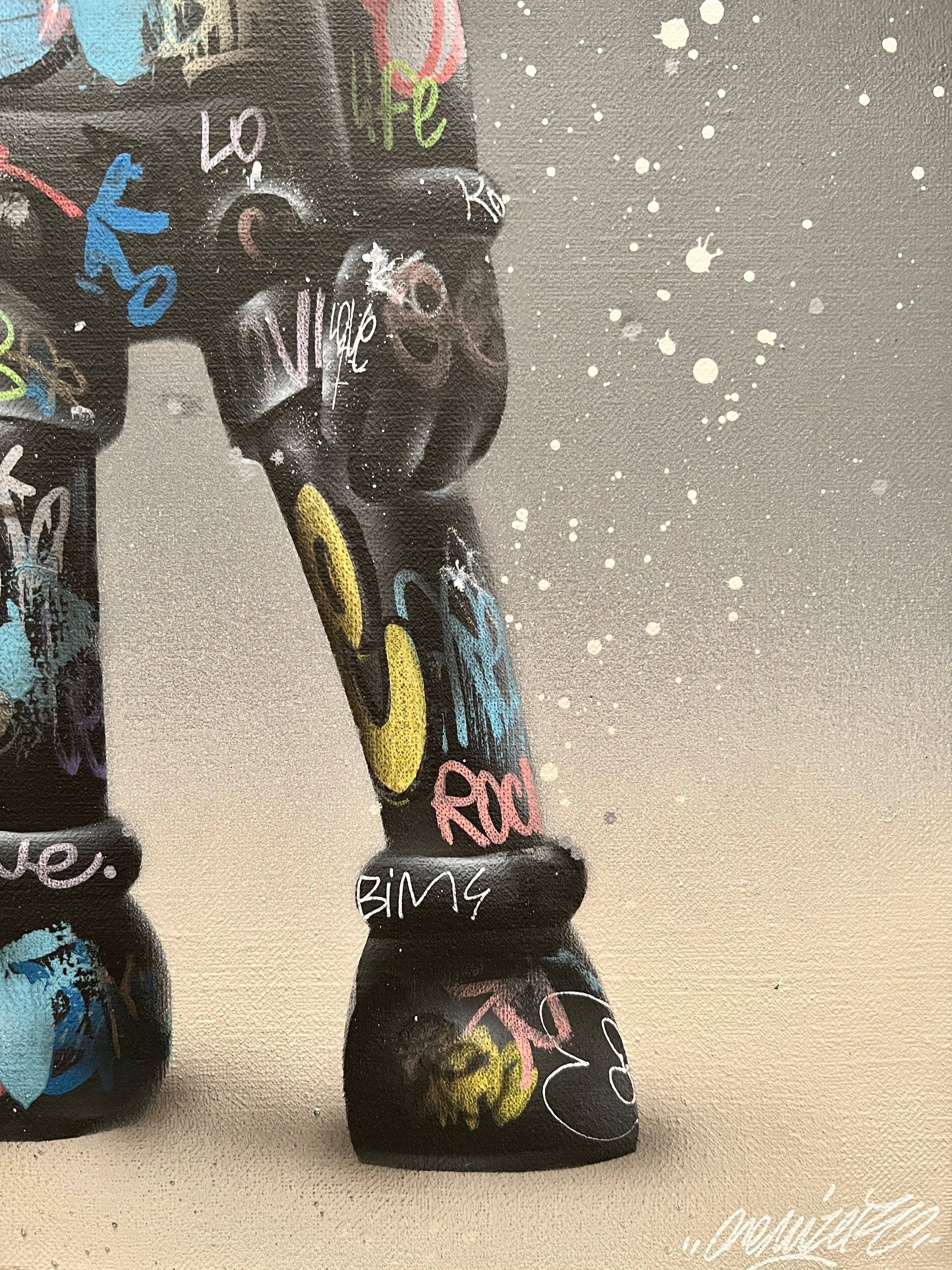 Kaws Toujours by Onemizer - Signature Fine Art