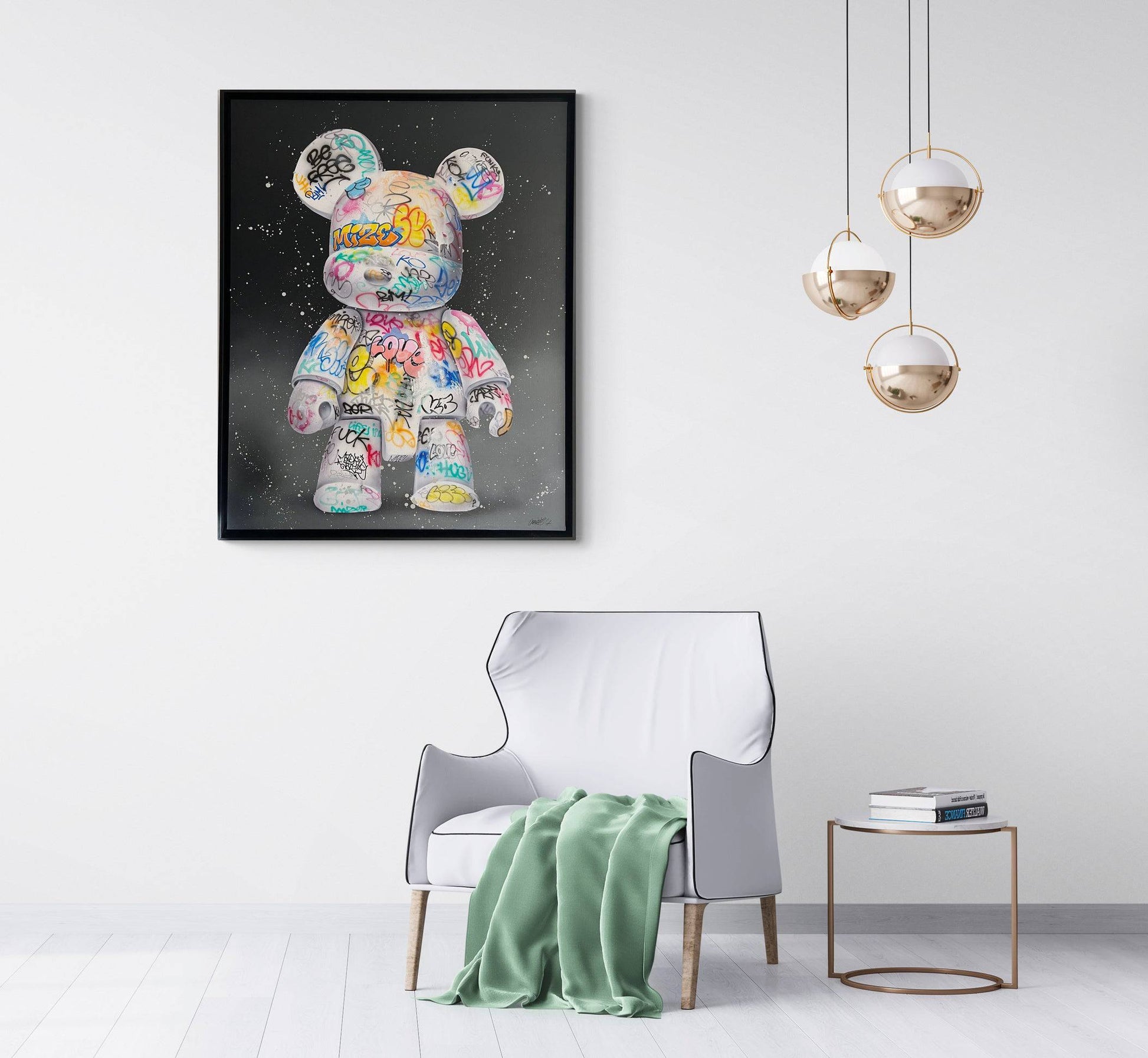 Vandalized Bear by Onemizer - Signature Fine Art