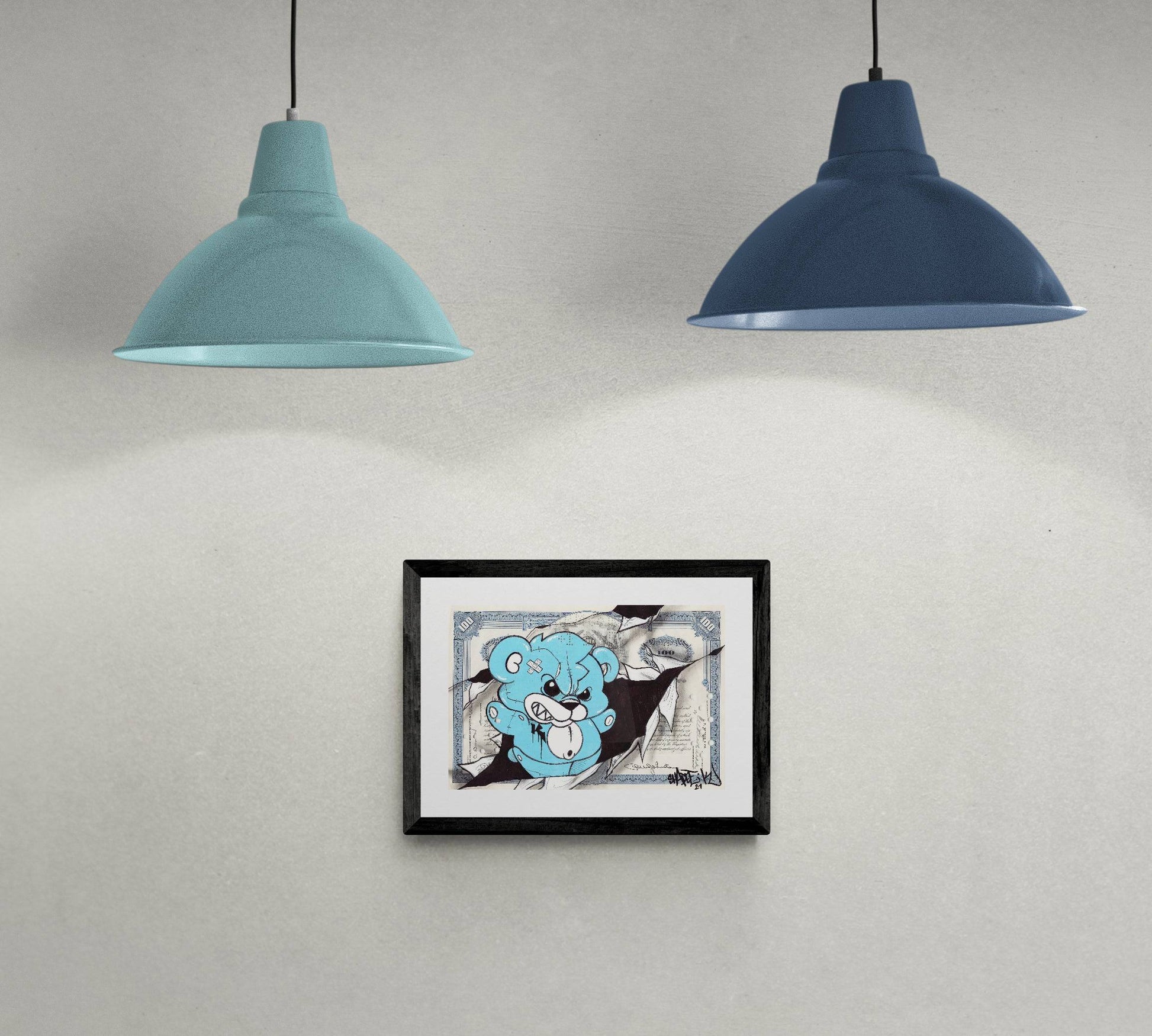 Blue - Limited Edition Print by Shadee K. - Signature Fine Art