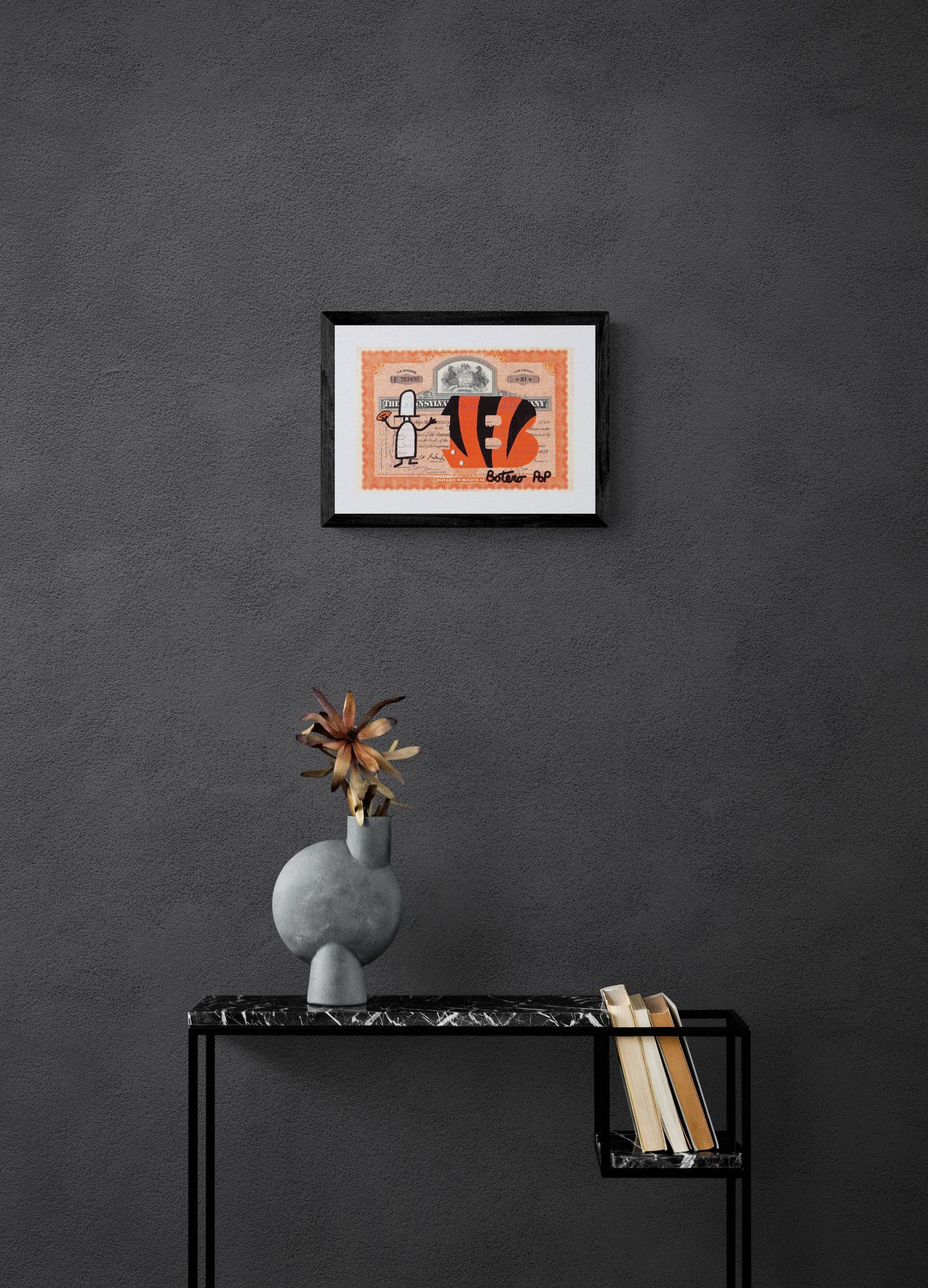 Cincinnati Bengals by Botero Pop - Signature Fine Art