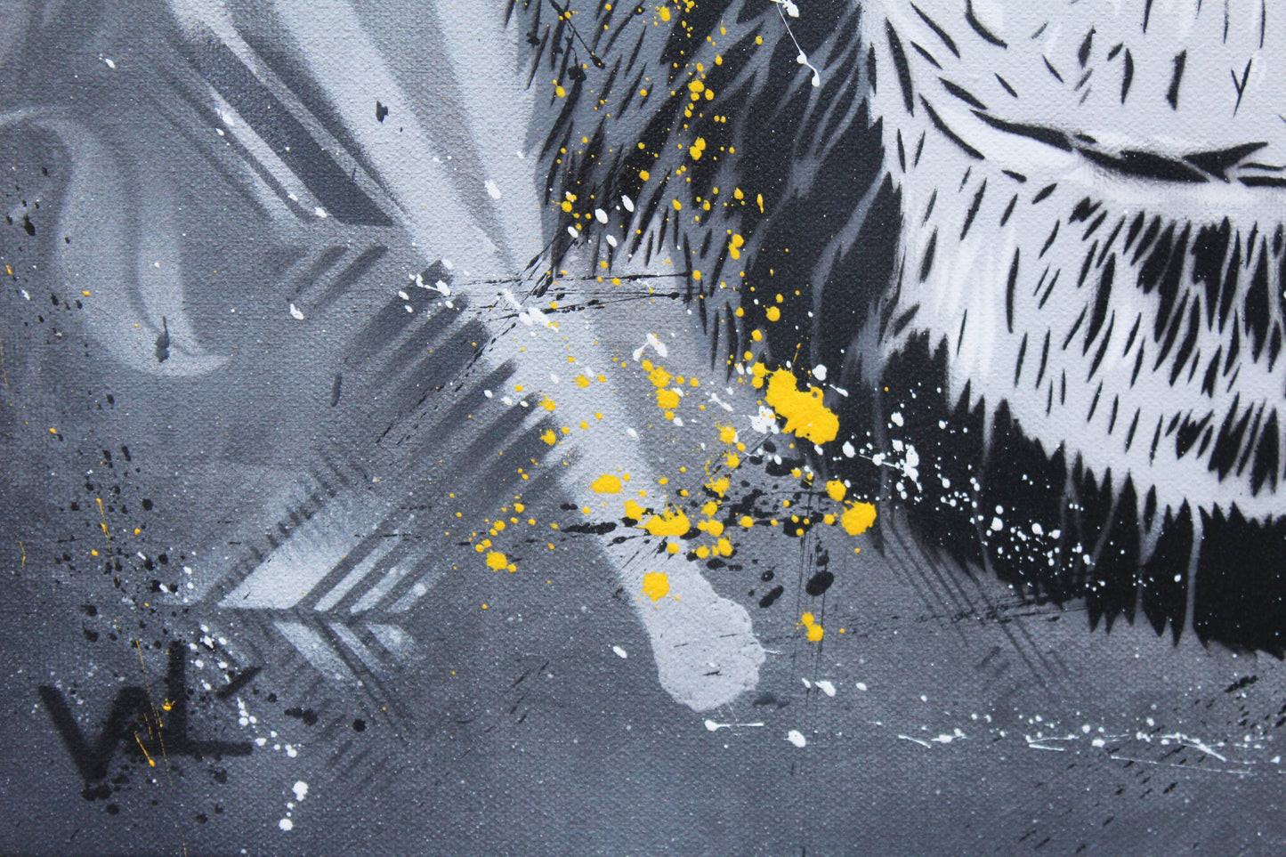Three Wise Monkeys (Triptych) by Valé Stencil - Signature Fine Art