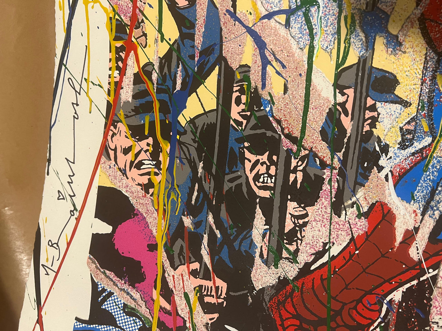 Spider-Man (Hand Finished Edition) by Mr. Brainwash - Signature Fine Art