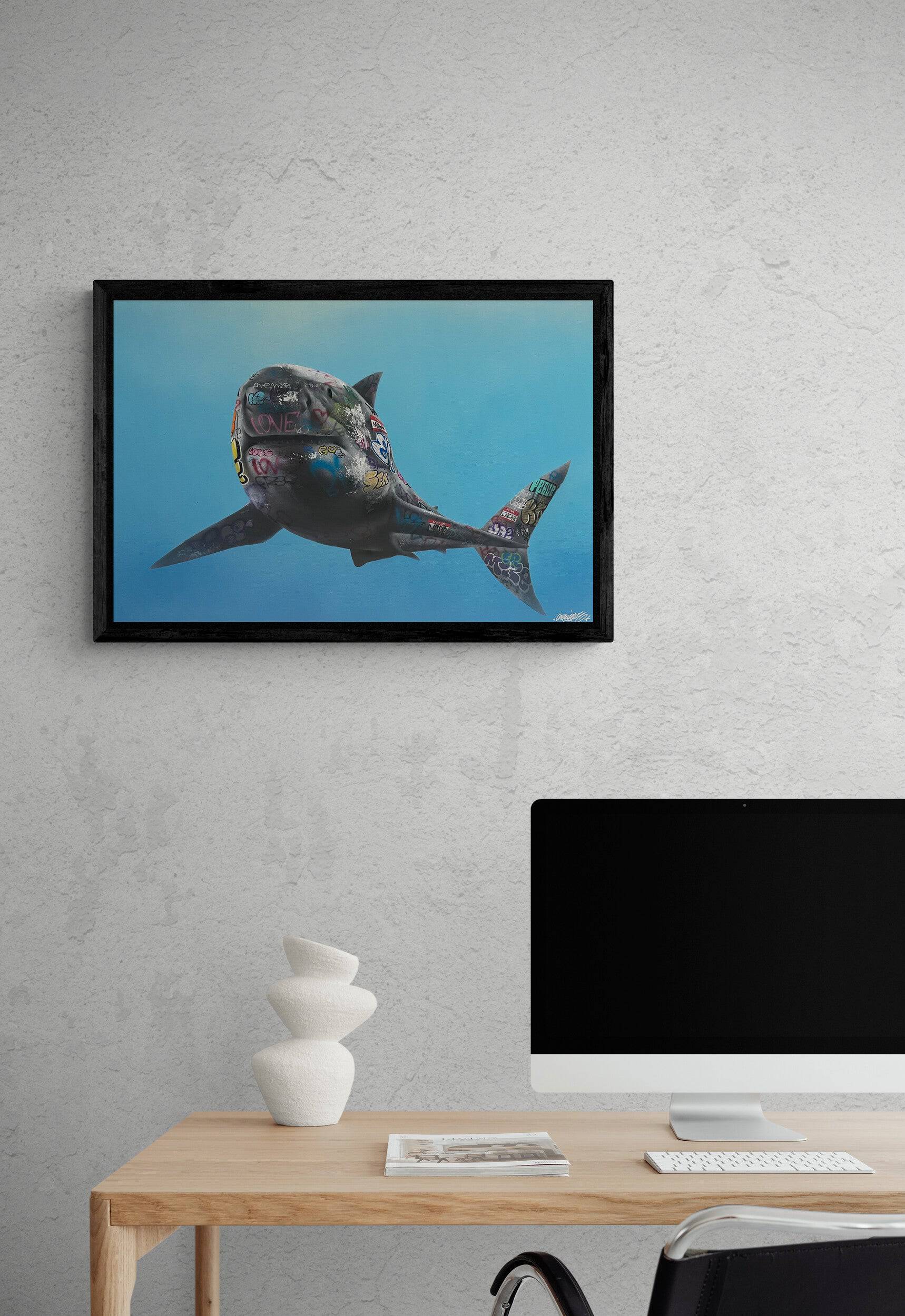 White Shark by Onemizer - Signature Fine Art