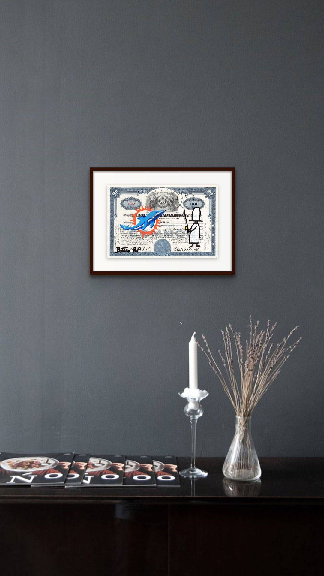 Miami Dolphins by Botero Pop - Signature Fine Art