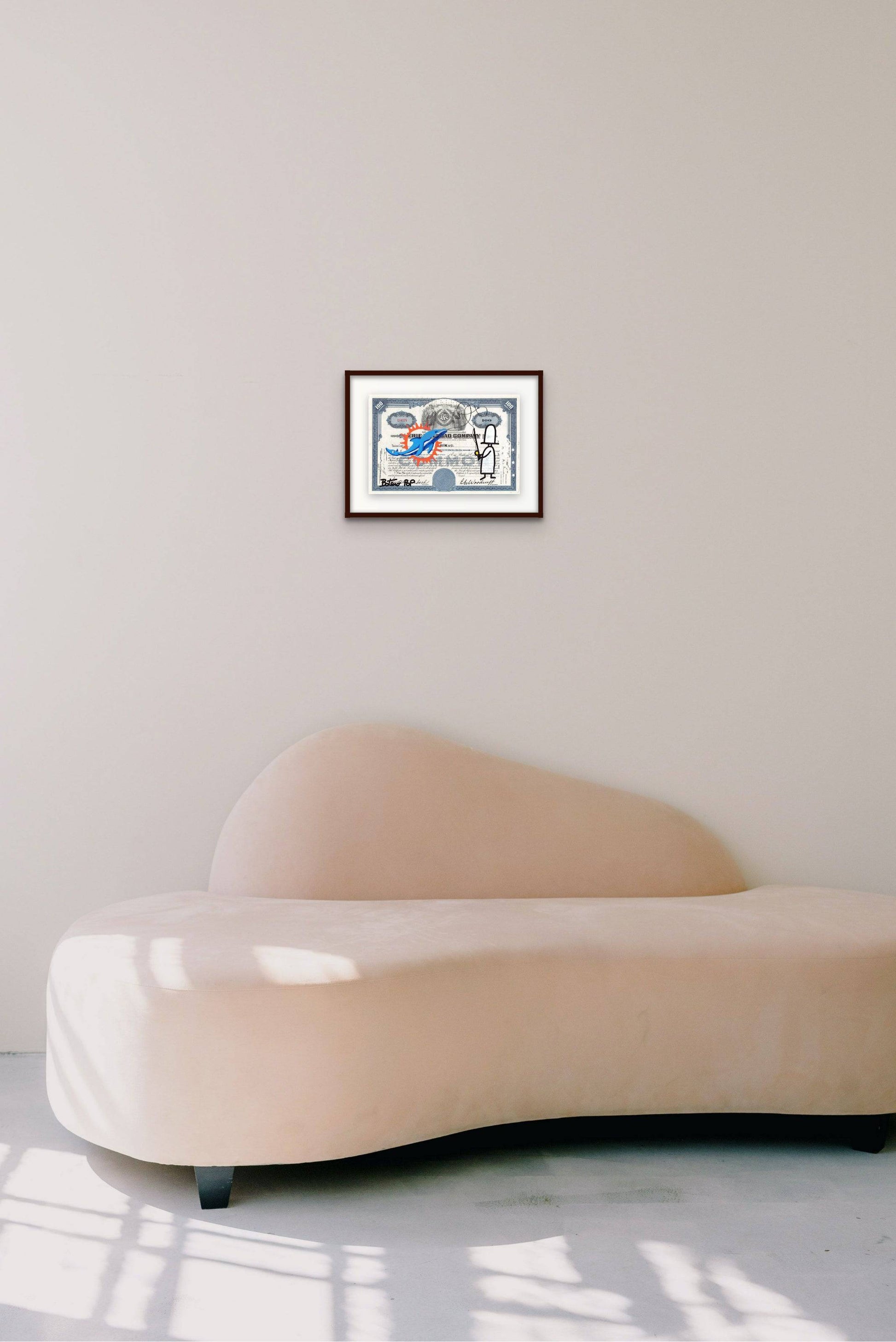 Miami Dolphins by Botero Pop - Signature Fine Art