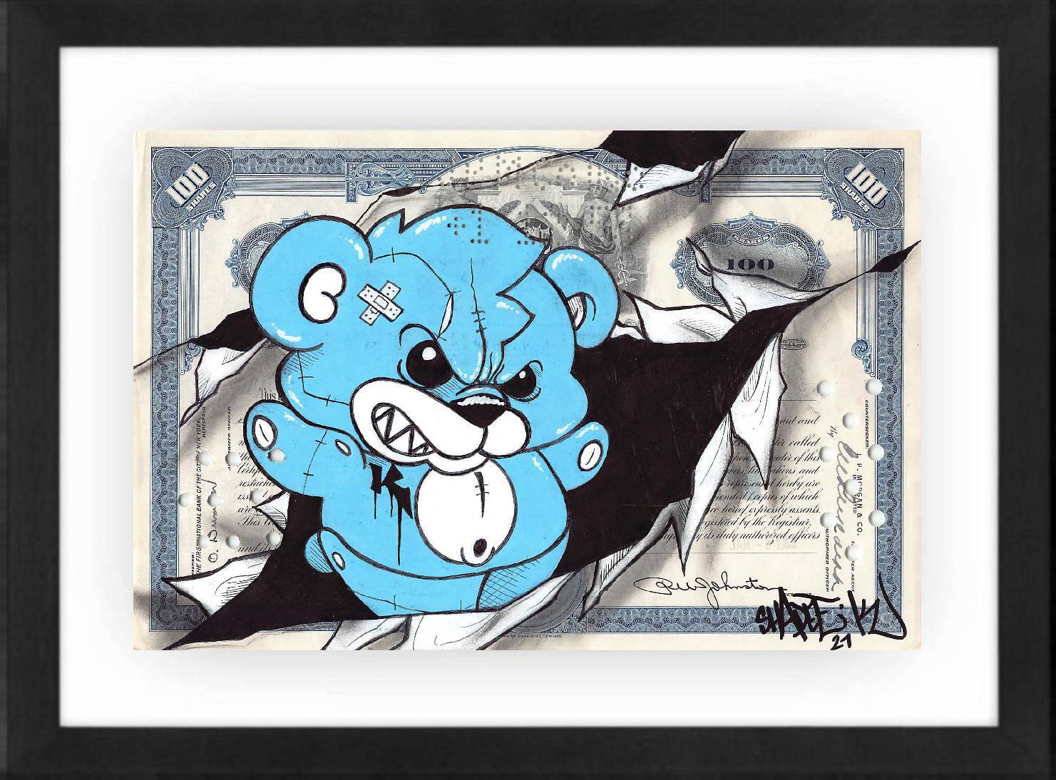 Blue - Limited Edition Print by Shadee K. - Signature Fine Art