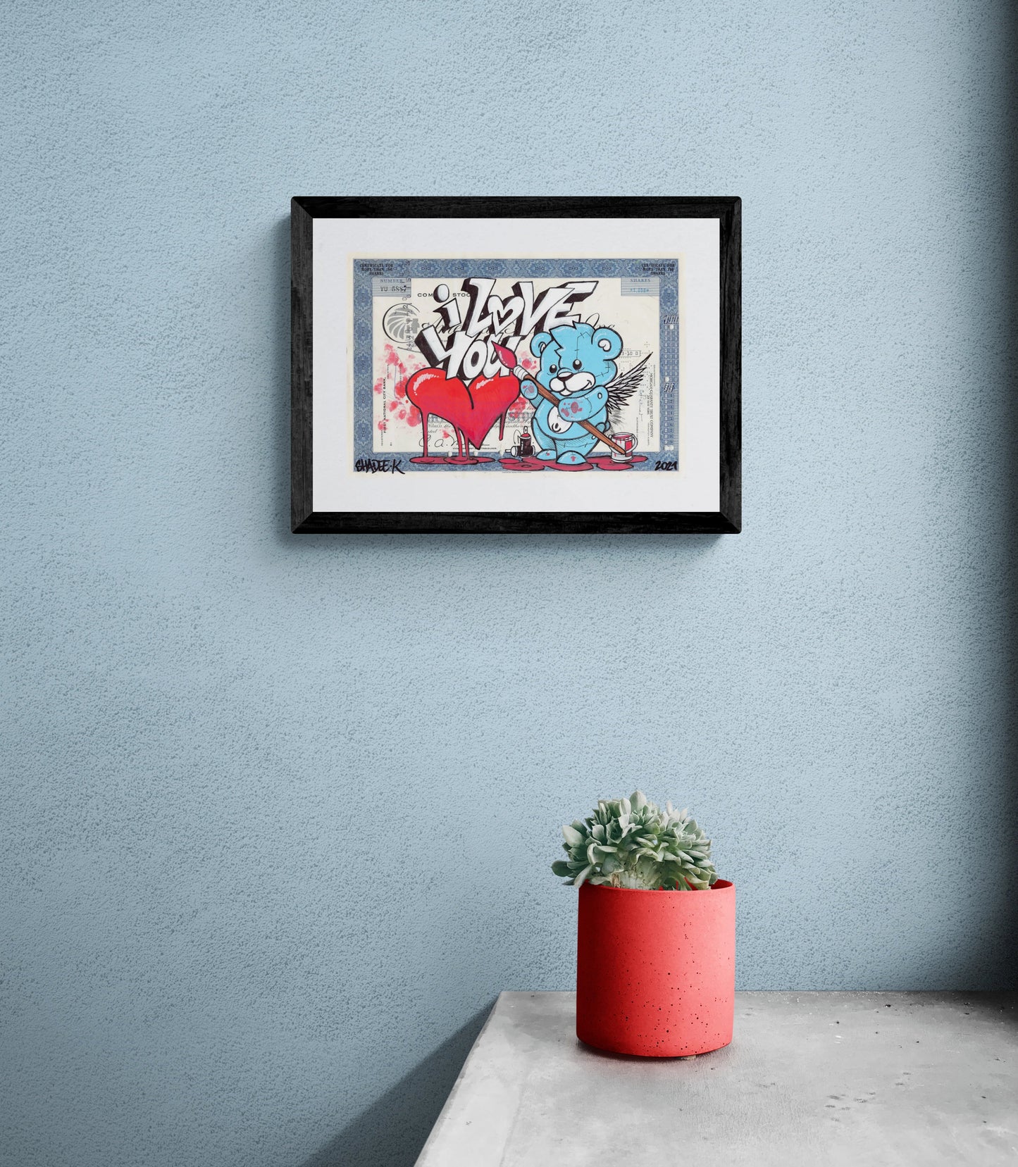 I love you (print) by Shadee K. - Signature Fine Art