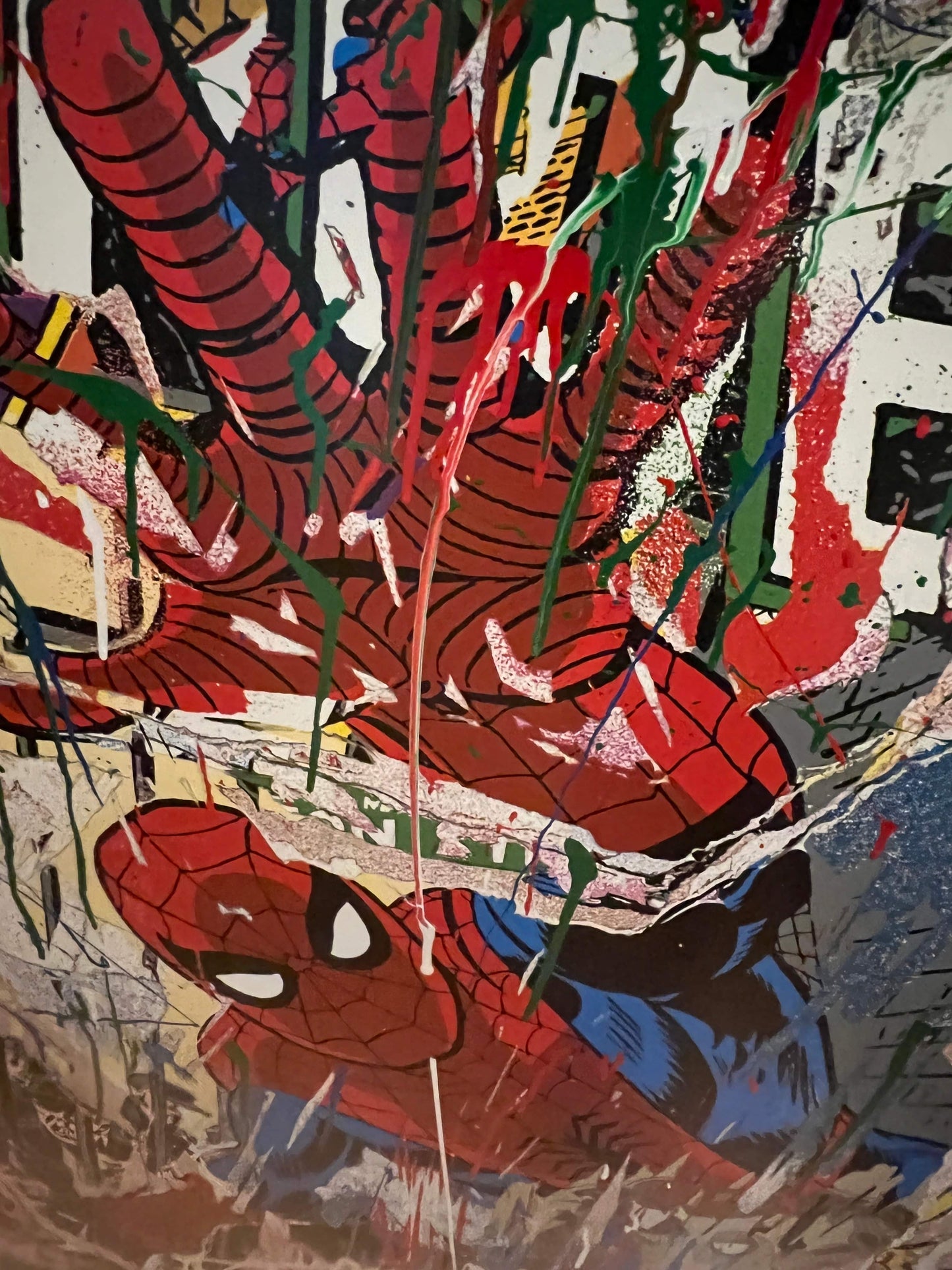 Spider-Man (Hand Finished Edition) by Mr. Brainwash - Signature Fine Art
