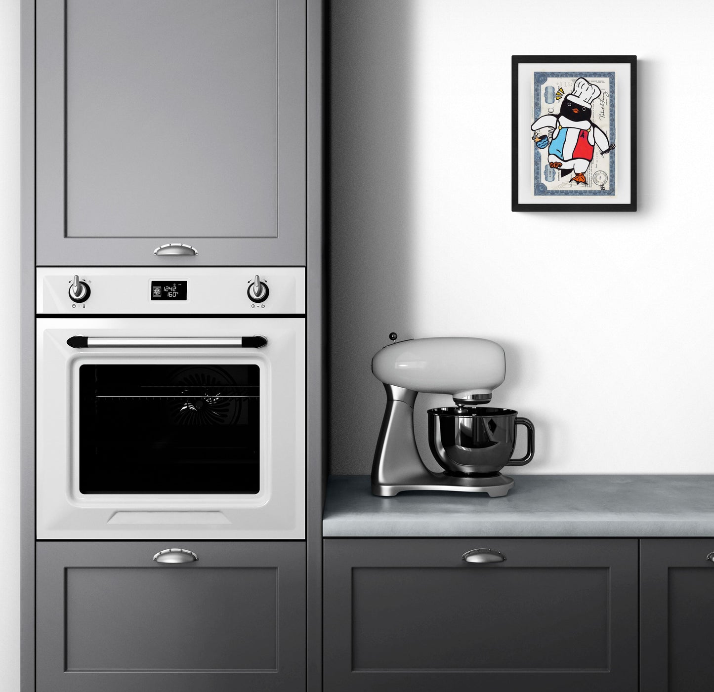Master Chef Penguino by Eva - Signature Fine Art