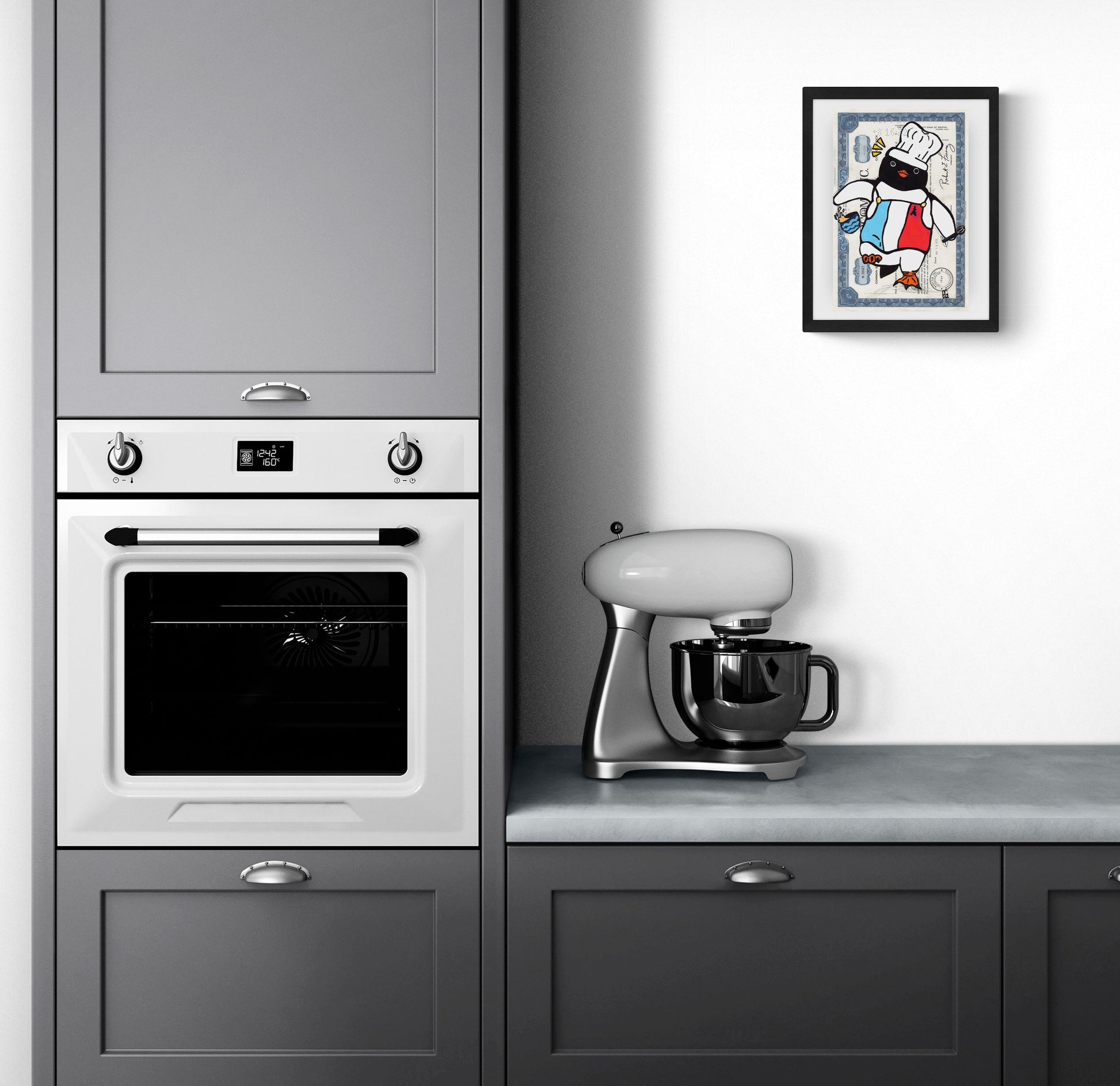 Master Chef Penguino by Eva - Signature Fine Art