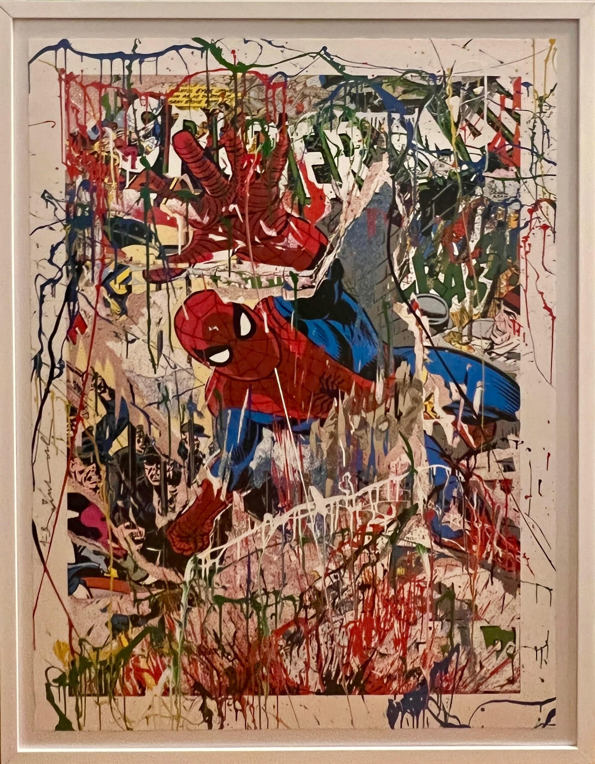 Spider-Man (Hand Finished Edition) by Mr. Brainwash - Signature Fine Art
