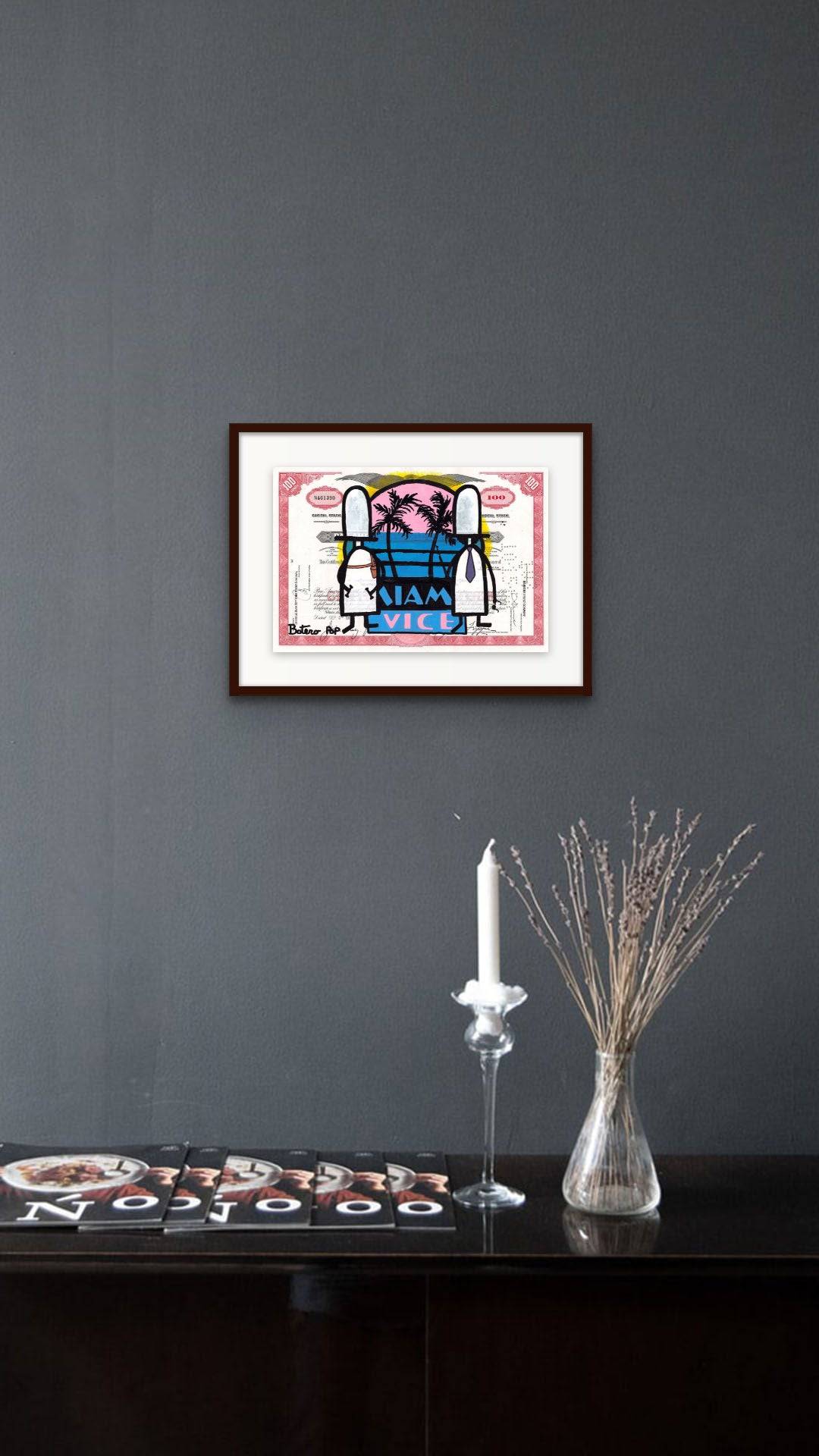 Miami Vice by Botero Pop - Signature Fine Art