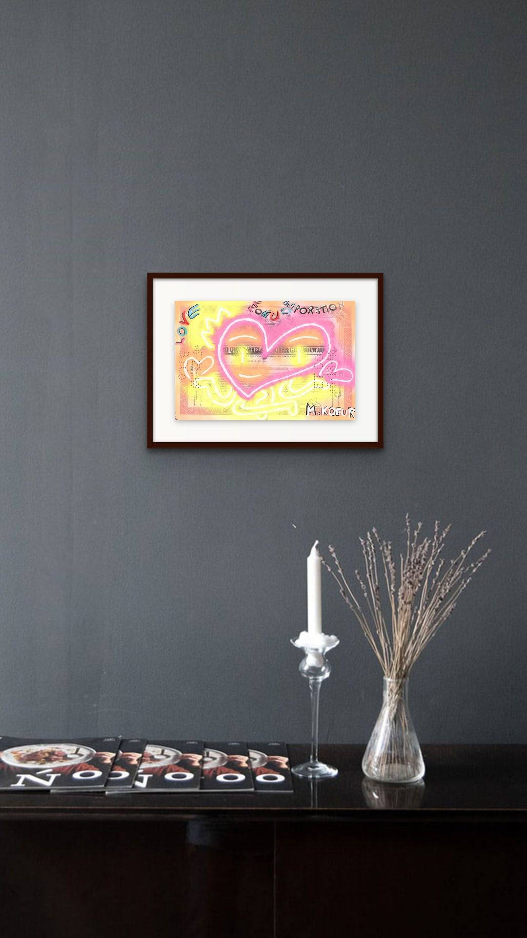 Neon Love KoeurPoration by M. Koeur - Signature Fine Art