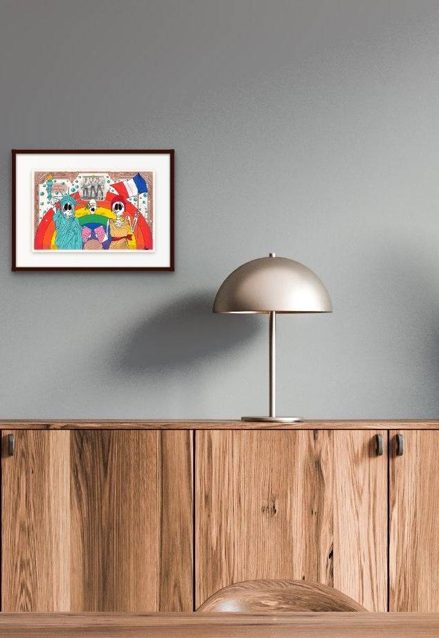Paix et liberté pour tous by Glauc’ - Signature Fine Art