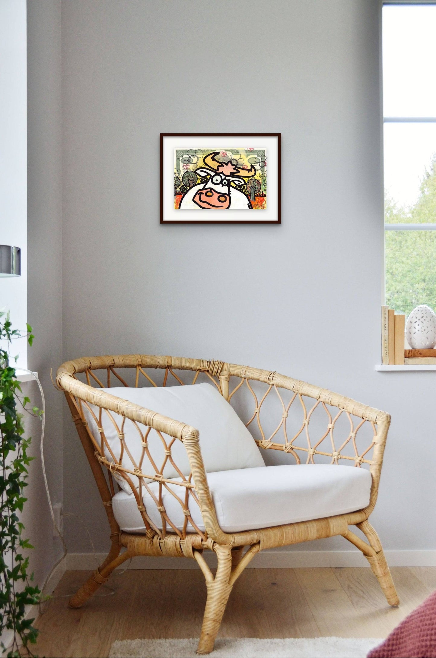 Vache Blanche by Micowel - Signature Fine Art